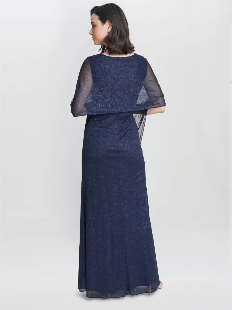 Gina Bacconi Alicia Maxi Dress With Embellishment And Matching Shawl - Image 2