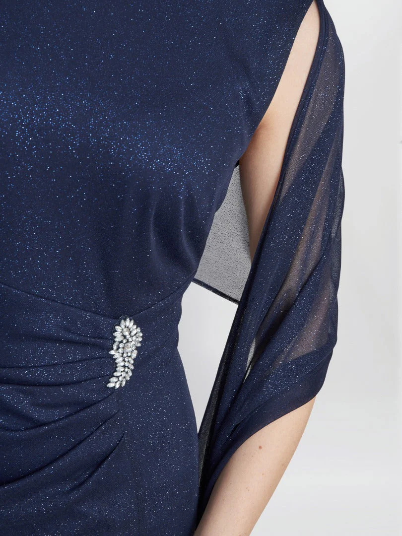 Gina Bacconi Alicia Maxi Dress With Embellishment And Matching Shawl - Image 4