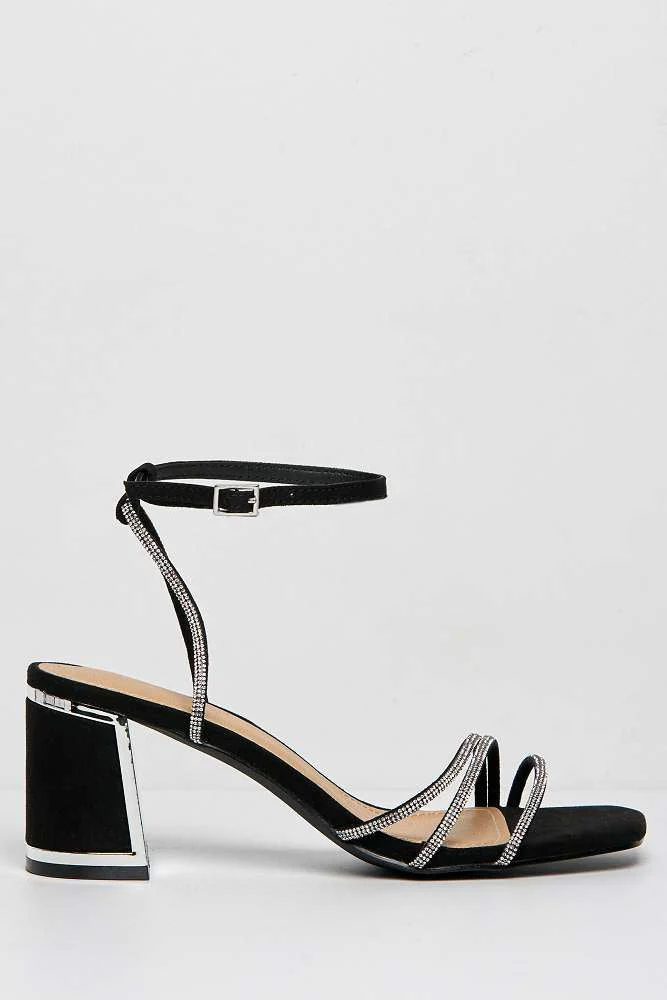 Miss Diva Black Alyanna Sandals - Image 5