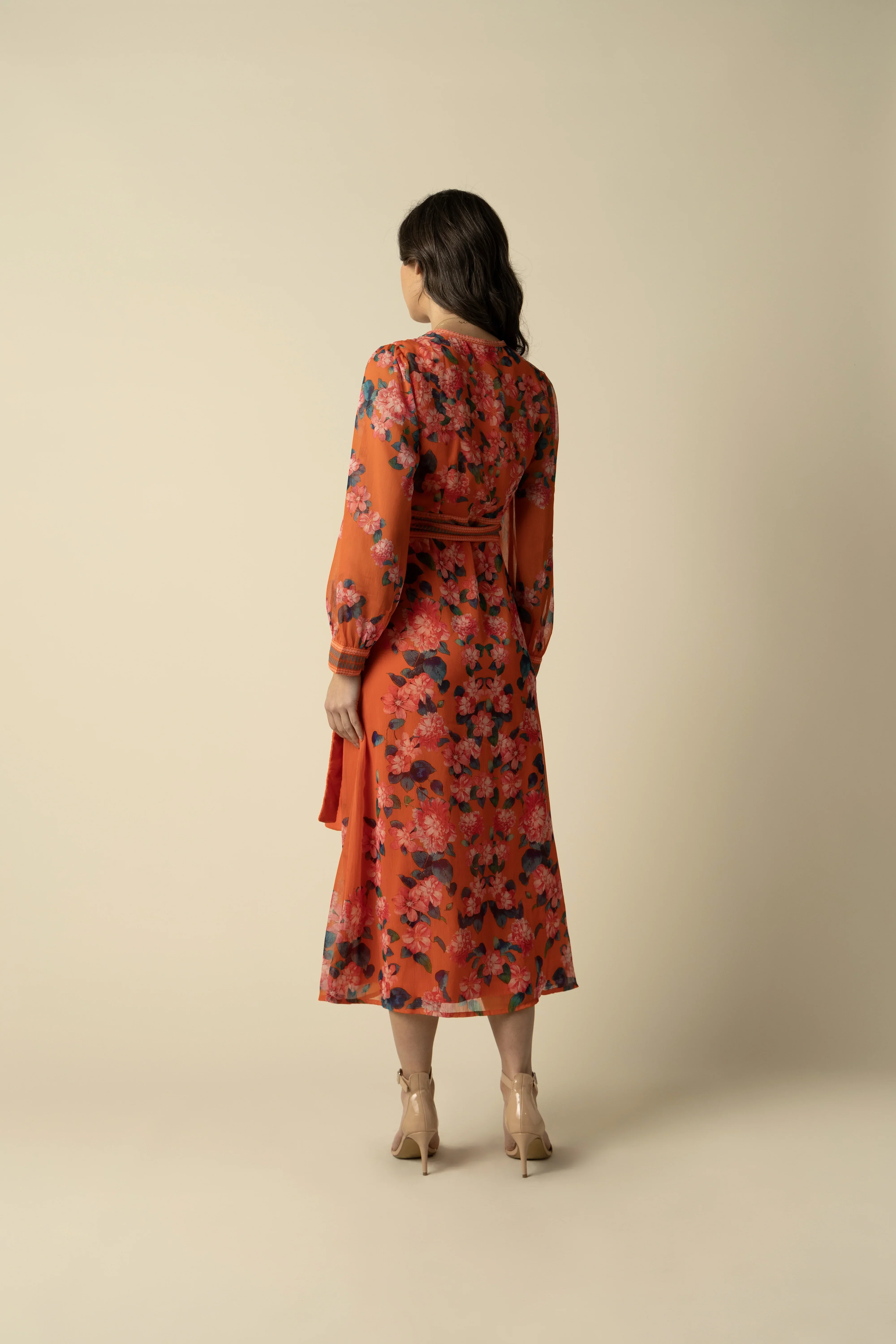 Raishma Studio Orange Athena Dress - Image 7