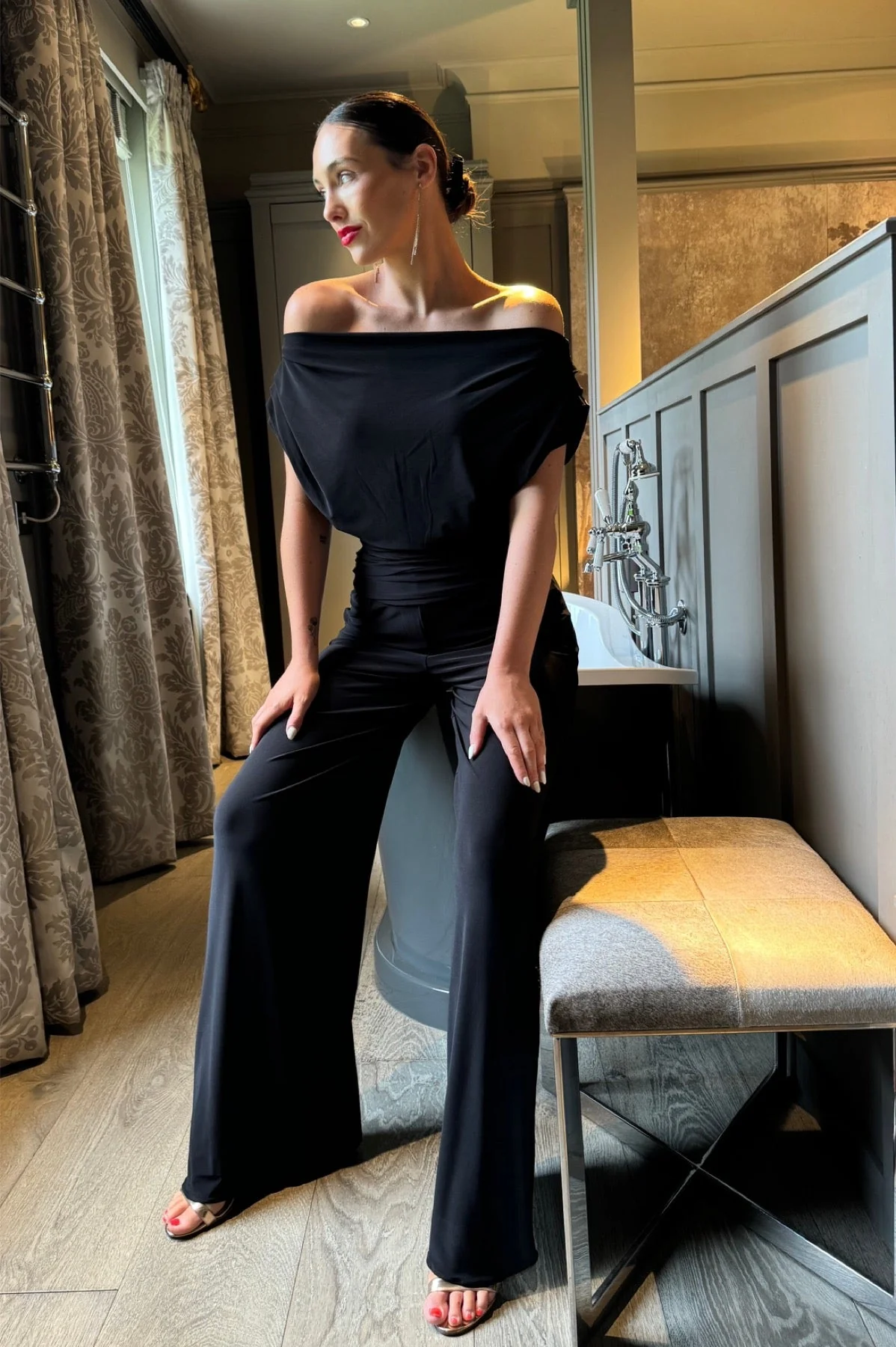 Atom Label Black Carbon Jumpsuit - Image 2