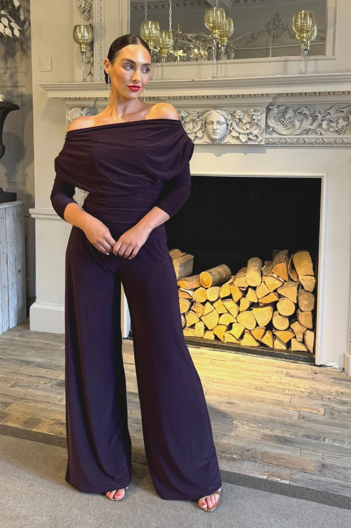 Atom Label Blackcurrant Carbon Jumpsuit - Image 2
