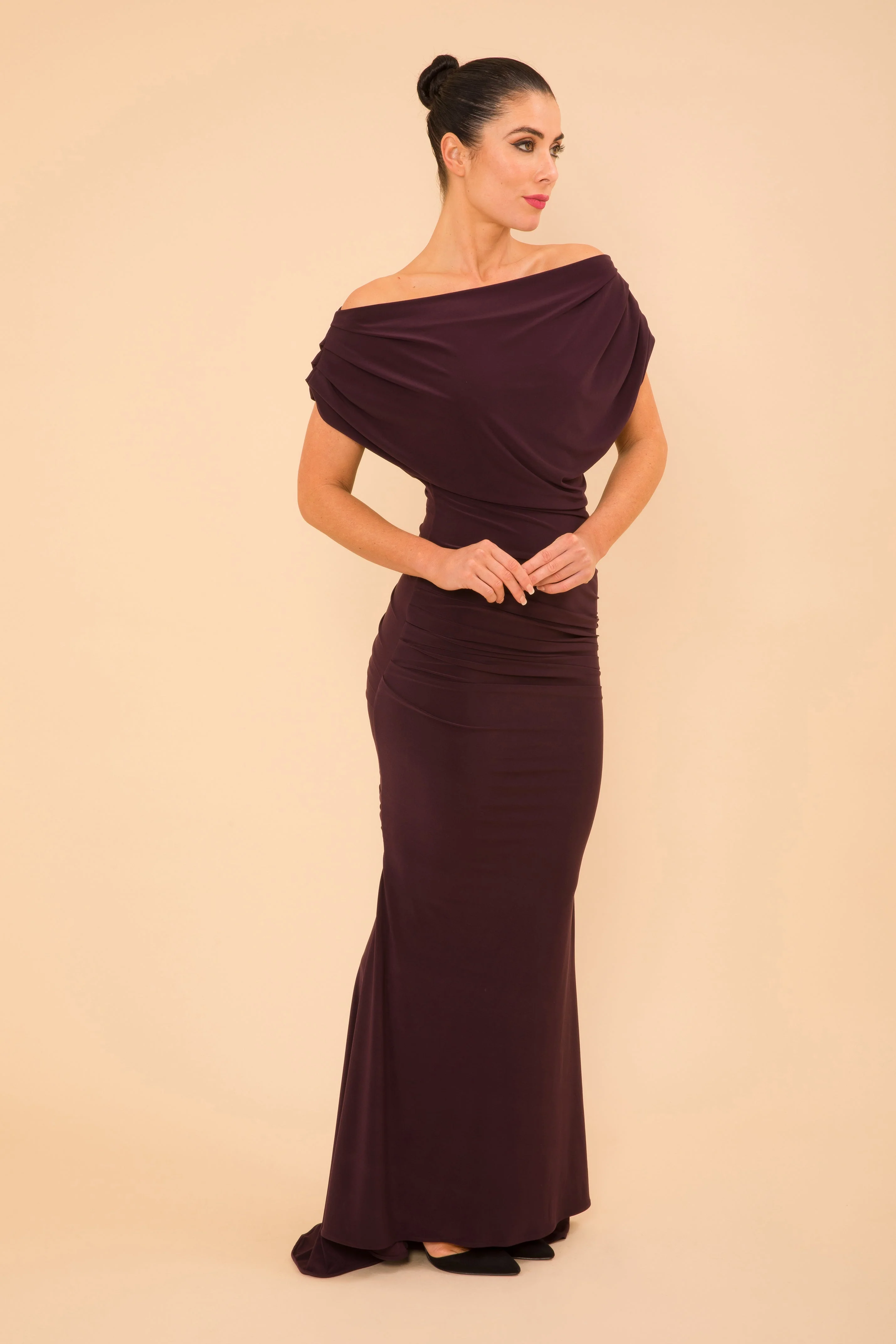 Atom Label Blackcurrent Platinum Gown - Image 5