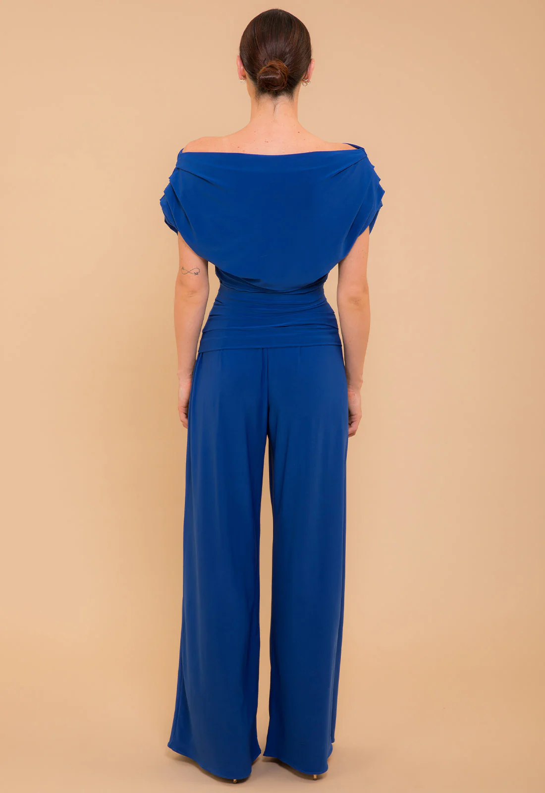 Atom Label Cobalt Blue Carbon Jumpsuit - Image 2
