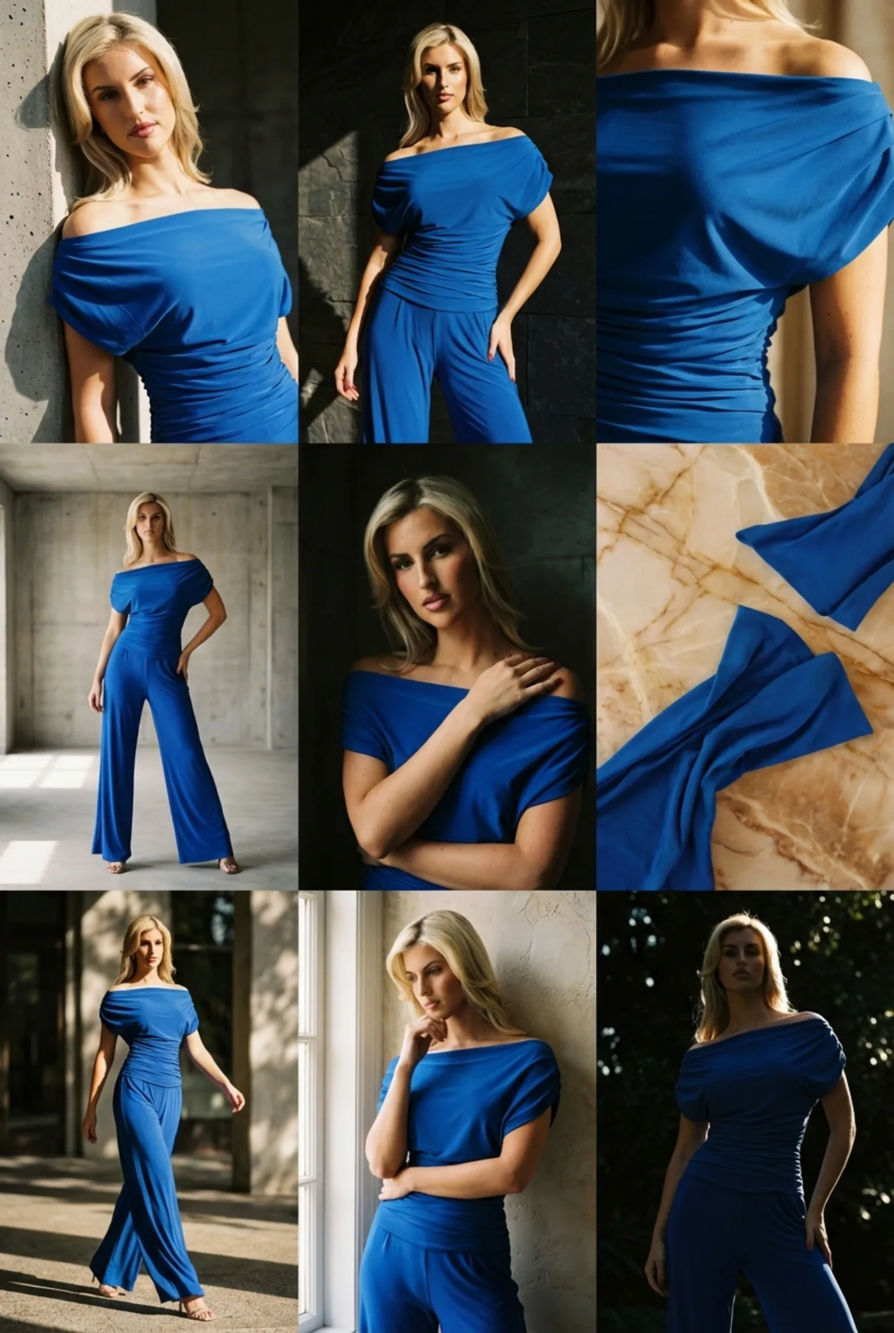 Atom Label Colbalt Blue Carbon Jumpsuit - Image 6