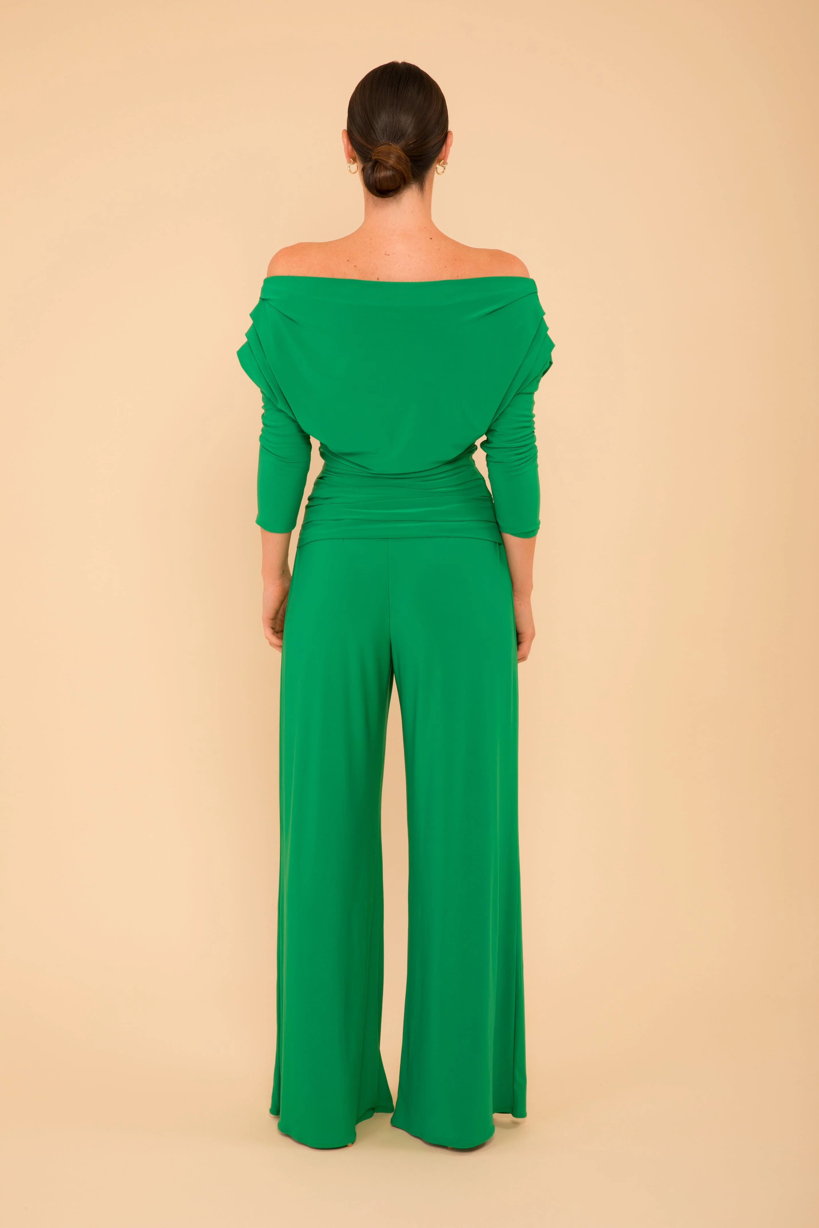 Atom Label Emerald Green Carbon Jumpsuit with Sleeves - Image 5
