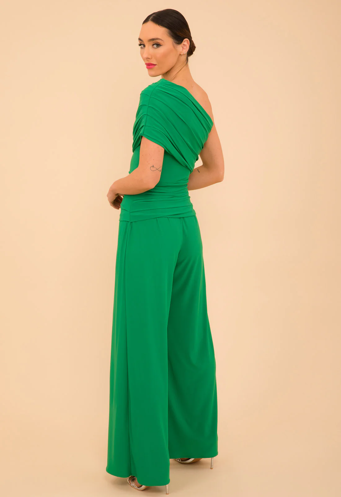 Atom Label Green Rhodium Jumpsuit - Image 2