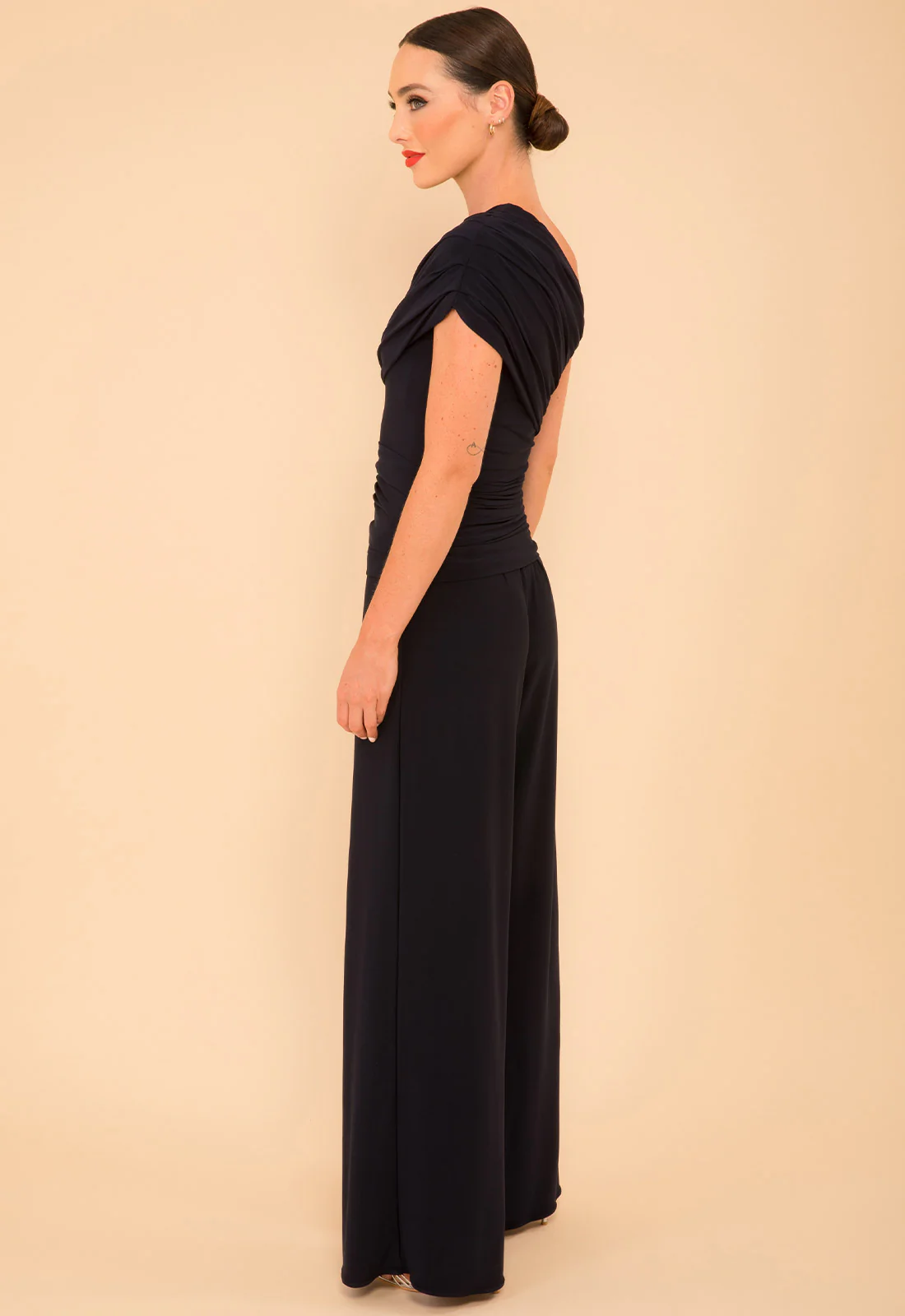 Atom Label Navy Rhodium Jumpsuit - Image 2