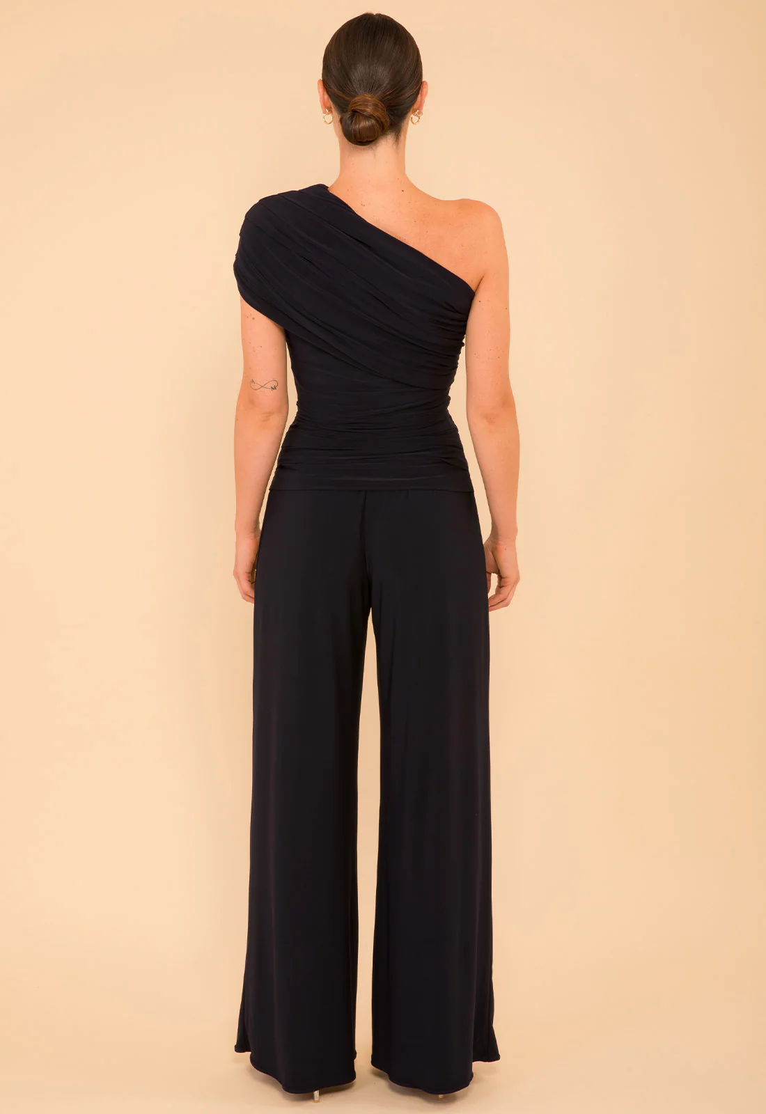 Atom Label Navy Rhodium Jumpsuit - Image 3