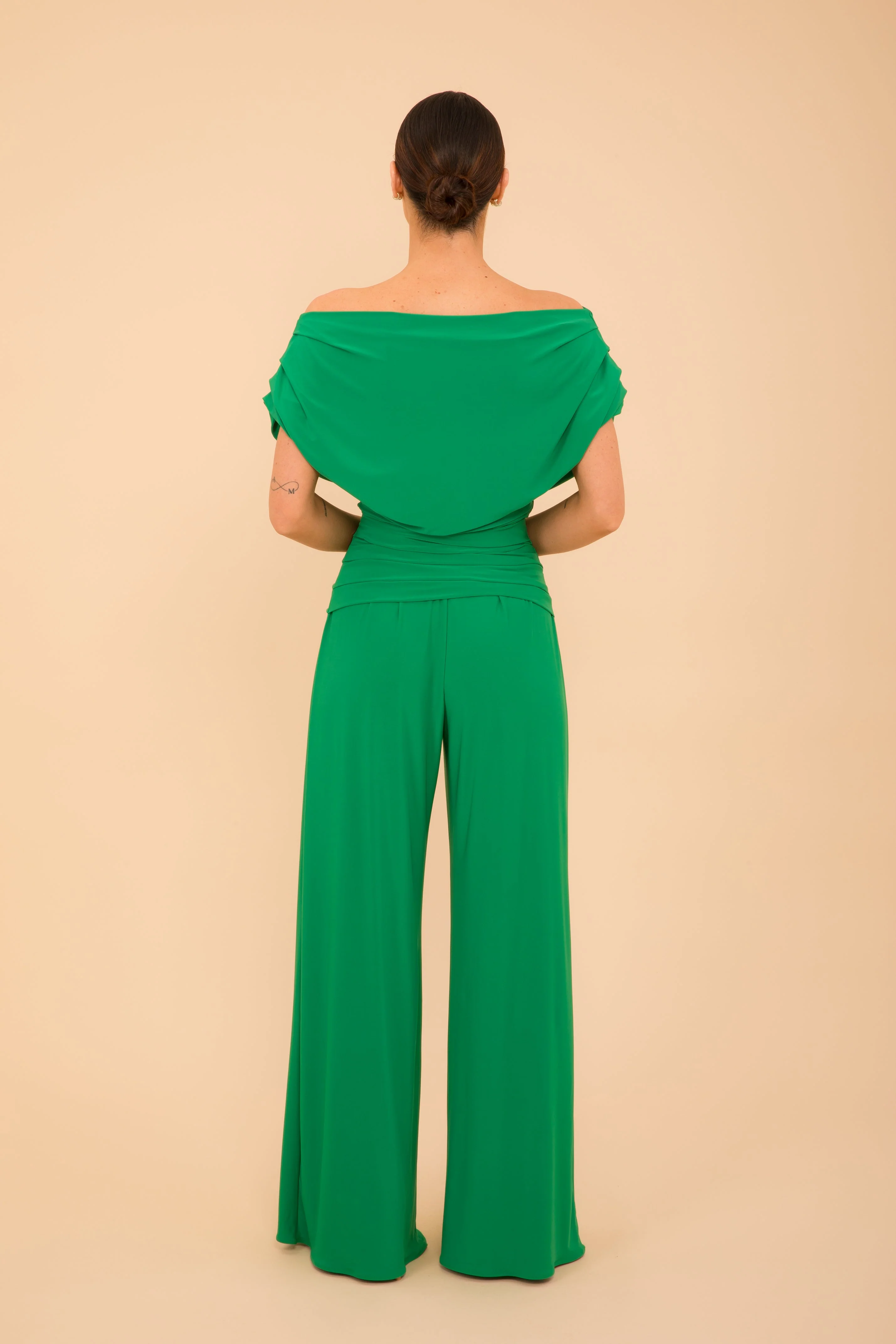 Atom Label Emerald Green Carbon Jumpsuit - Image 5