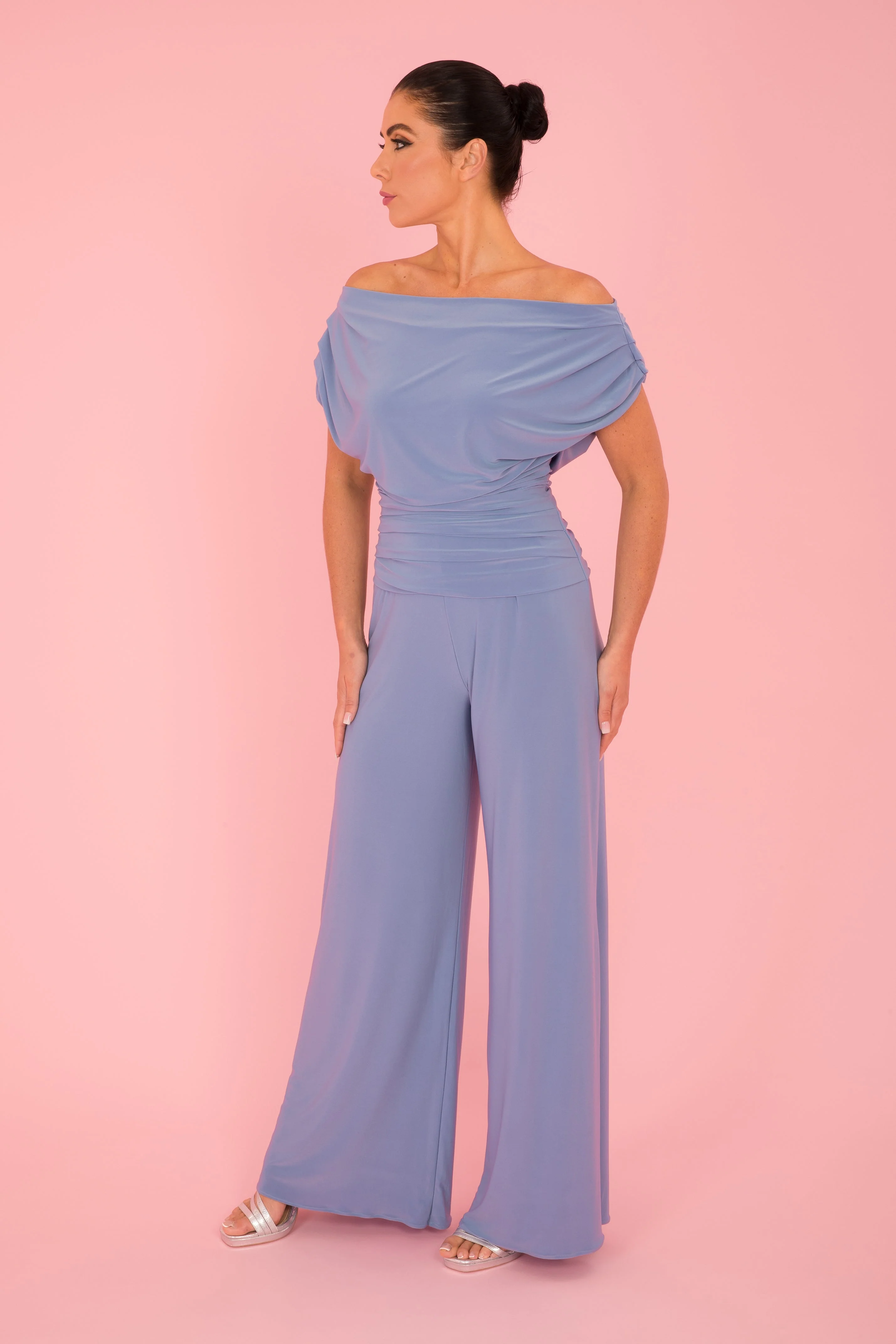 Atom Label Powder Blue Carbon Jumpsuit - Image 2