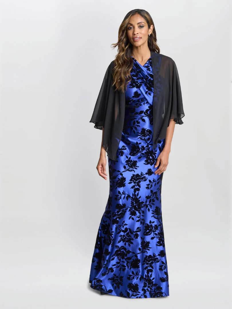 Gina Bacconi Chiffon Cover Up Shawl - Image 2