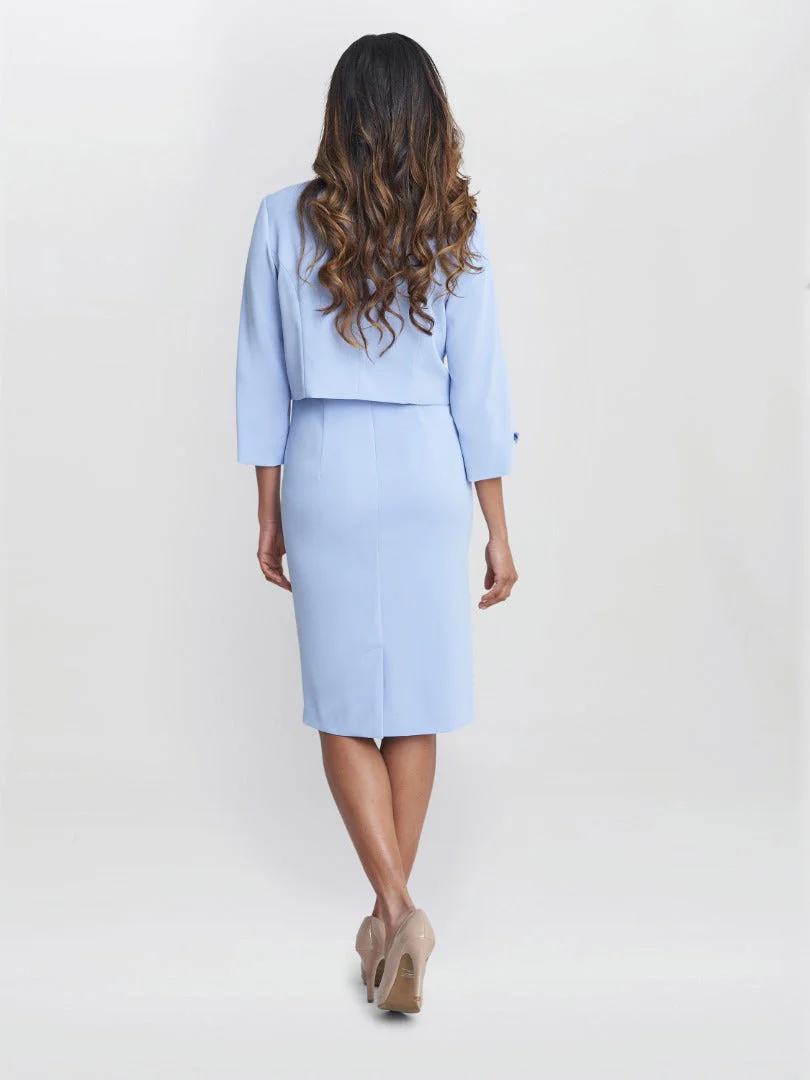 Gina Bacconi Corinne Crepe Dress And Jacket - Image 3