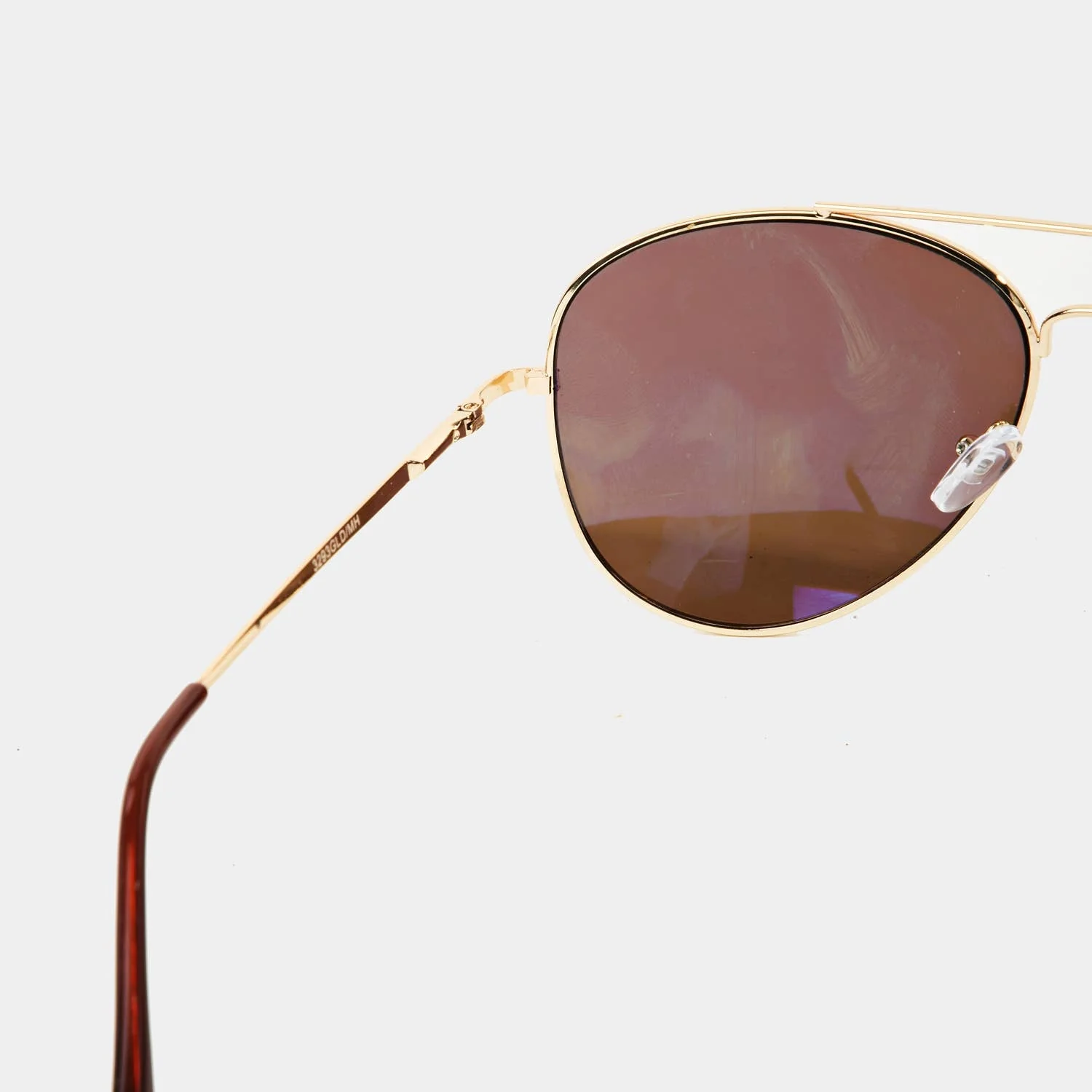 Double Bridge Aviator Sunglasses: ASSORTED - Image 5