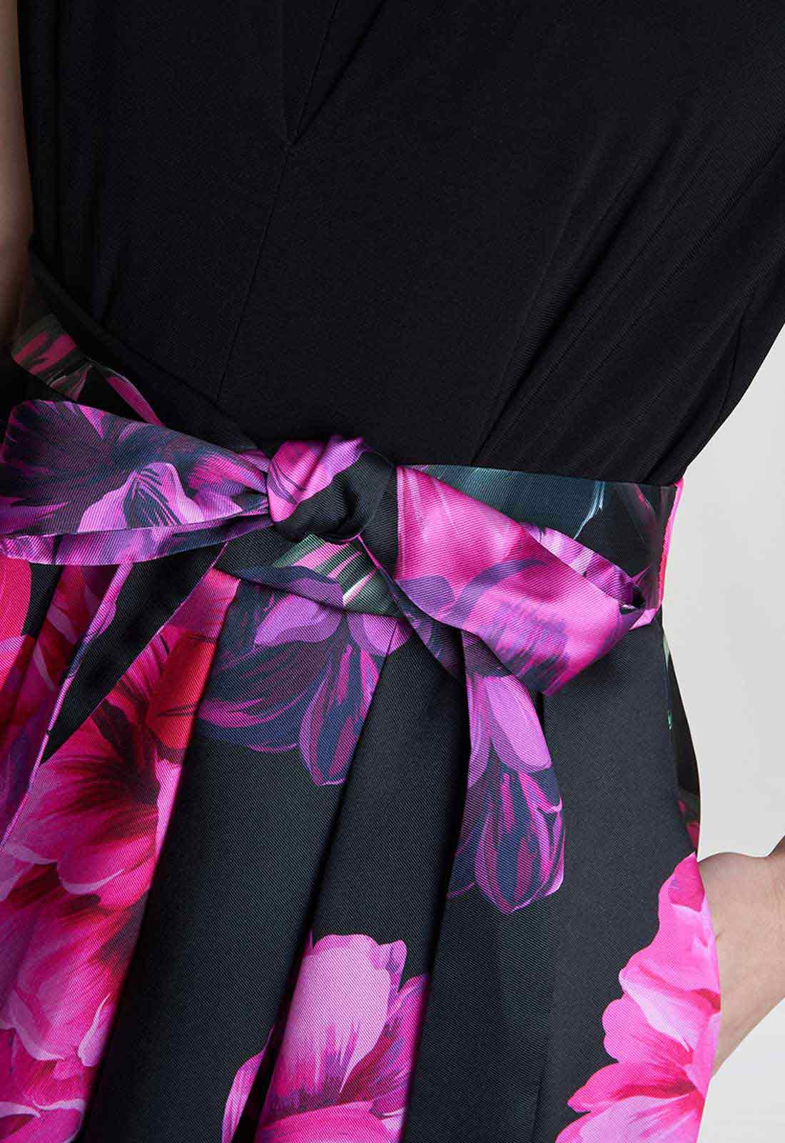Gina Bacconi Annabelle Printed High Low Dress - Image 2