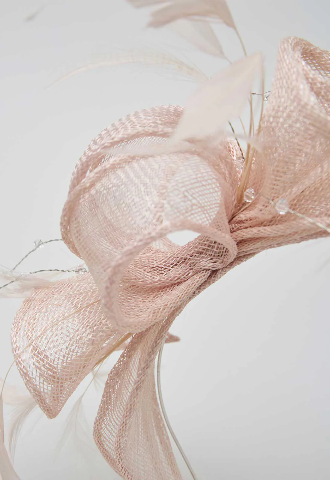 Gina Bacconi Antique Rose Medium Disc Fascinator - Image 3