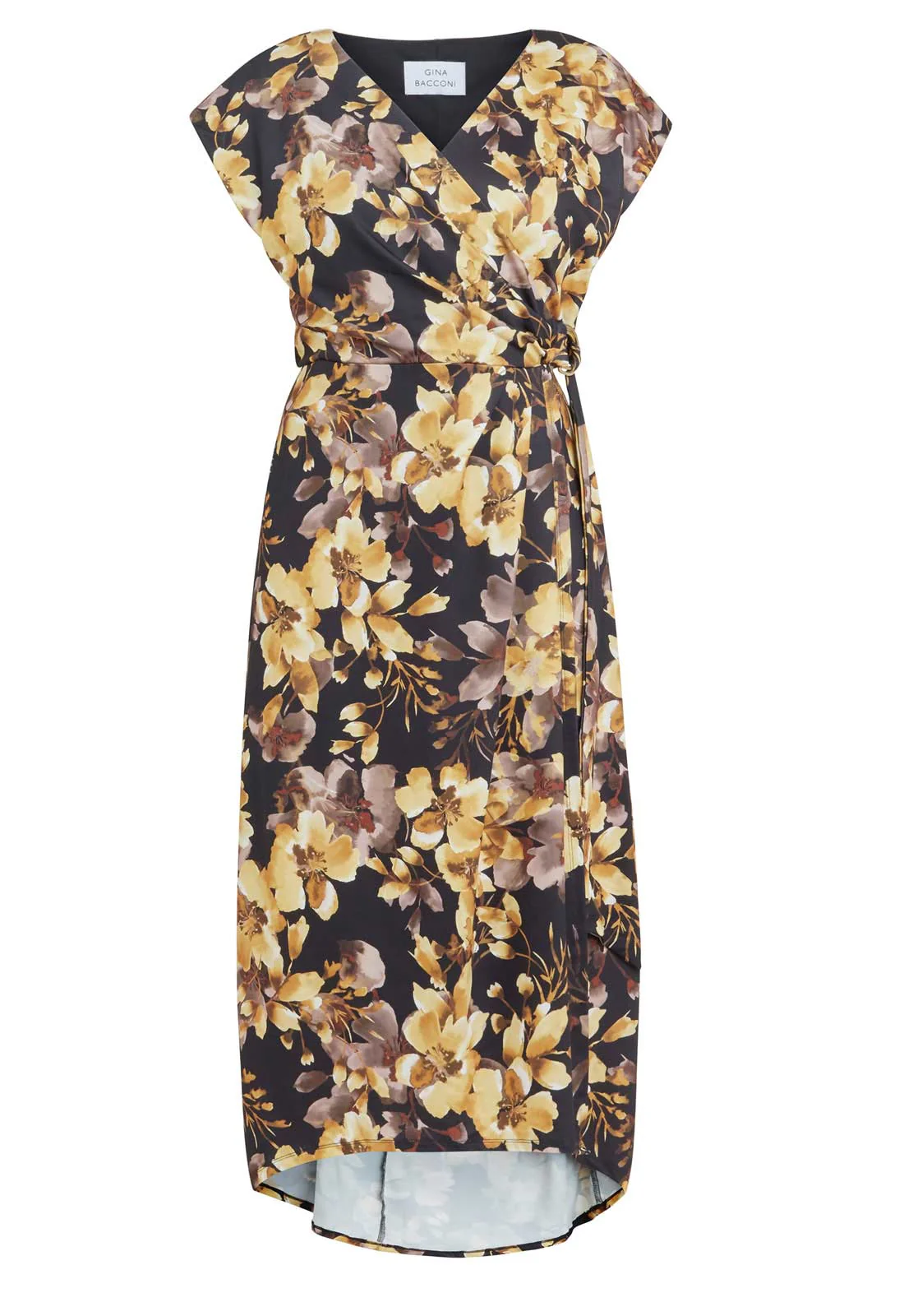 Gina Bacconi Black Remi Printed Maxi Dress - Image 5