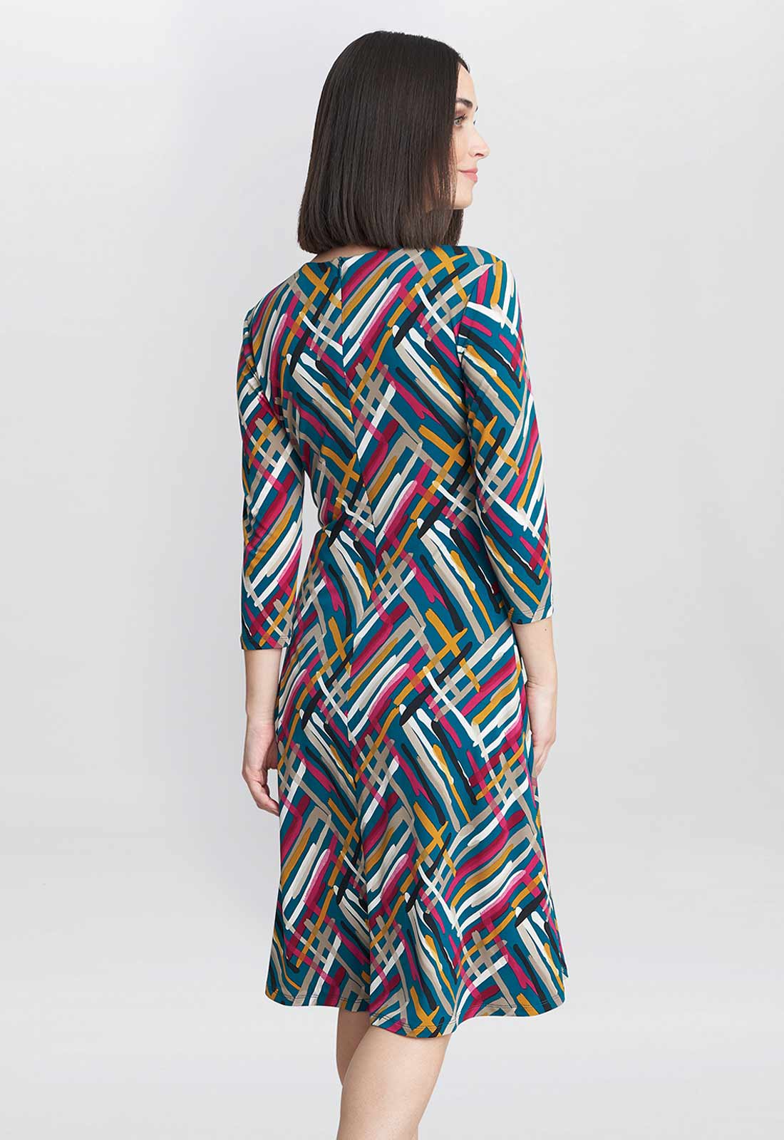 Gina Bacconi Blair Jersey Wrap Dress - Image 3