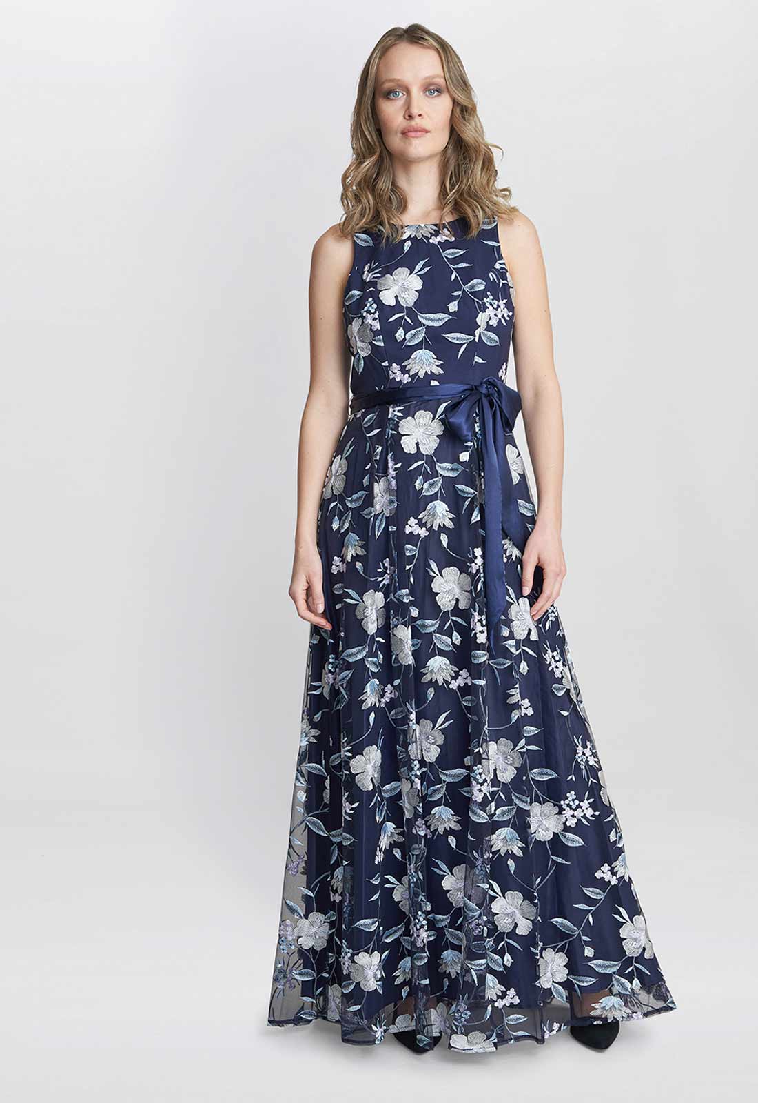 Gina Bacconi Blue Judith Maxi Dress - Image 6
