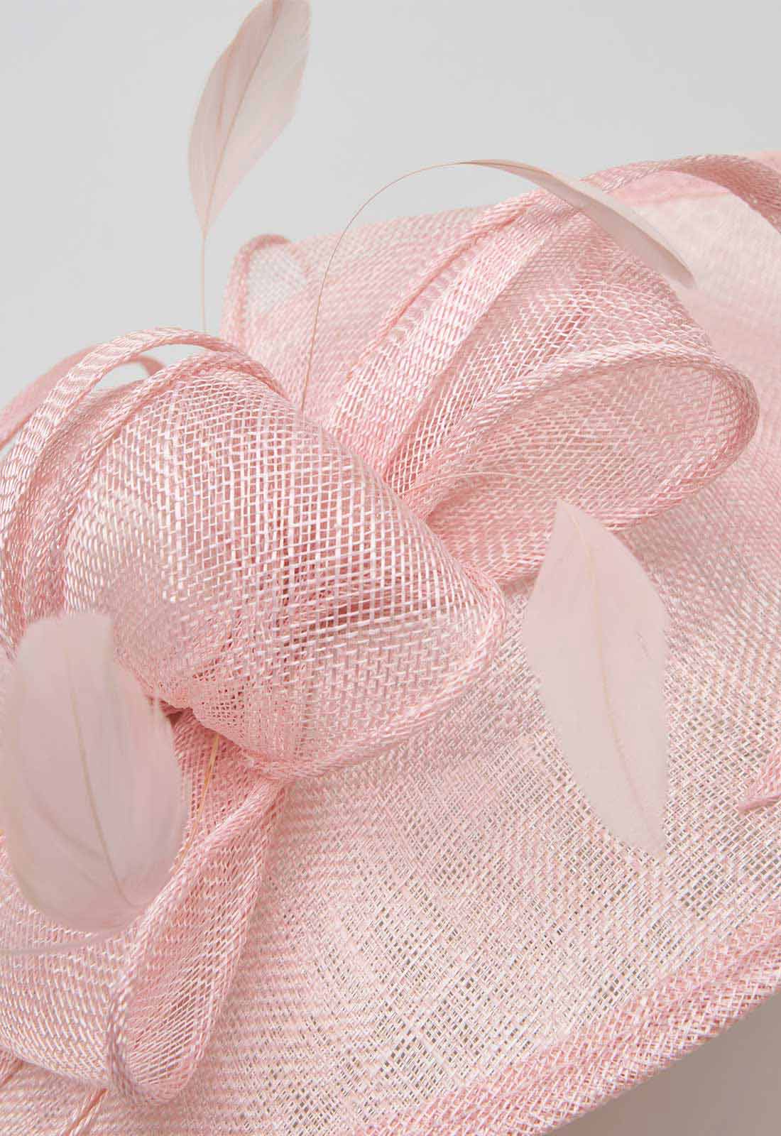 Gina Bacconi Blush Small Oval Fascinator - Image 2