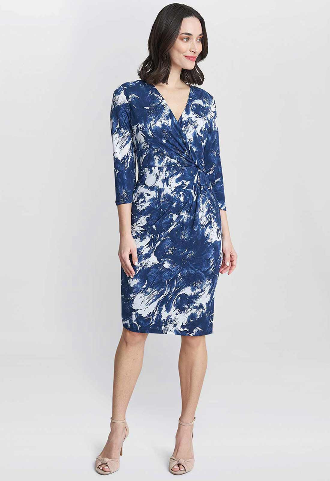 Gina Bacconi Bonnie Jersey Wrap Dress - Image 2