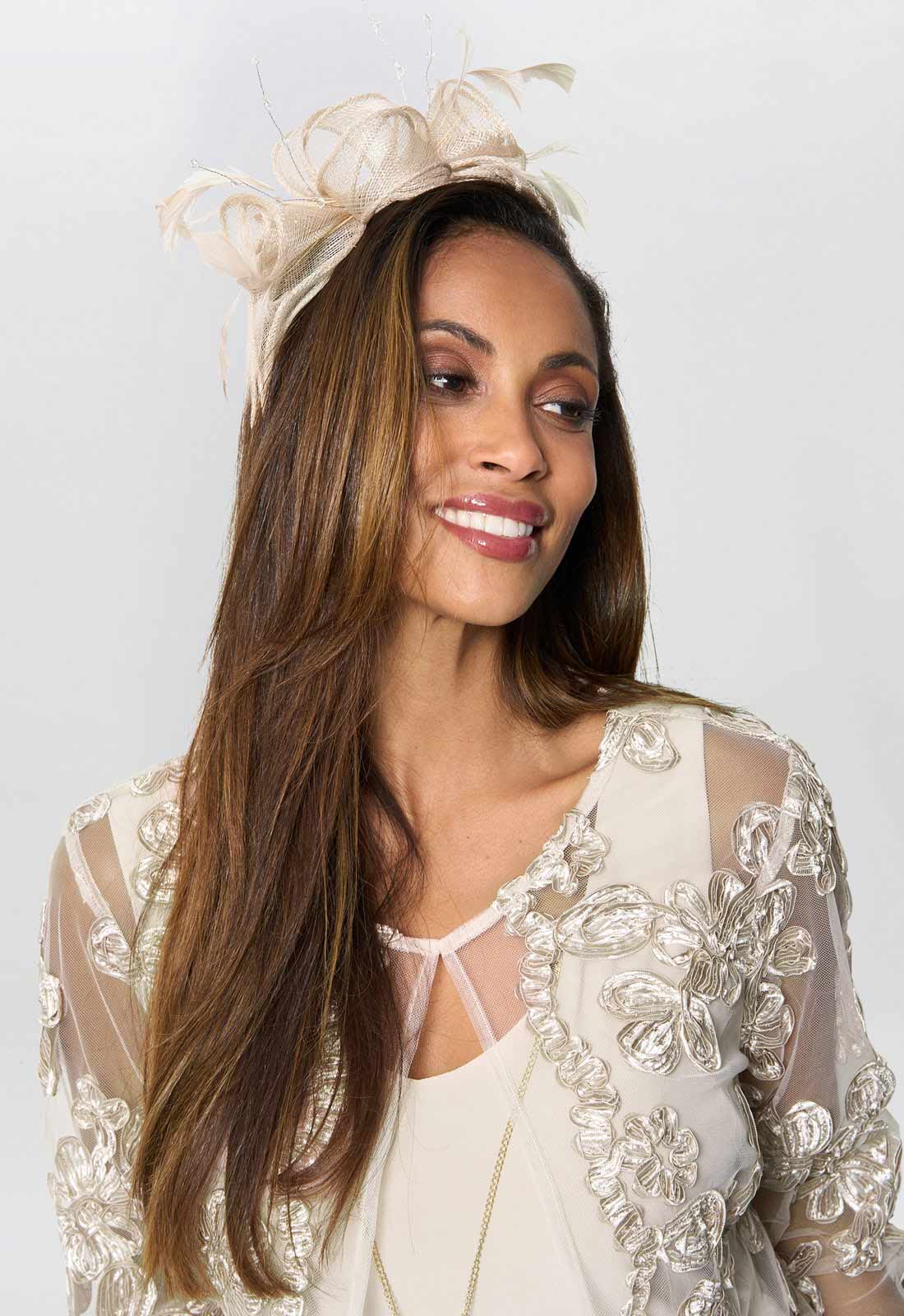 Gina Bacconi Champagne Dollie& Jacket Outfit - Image 2