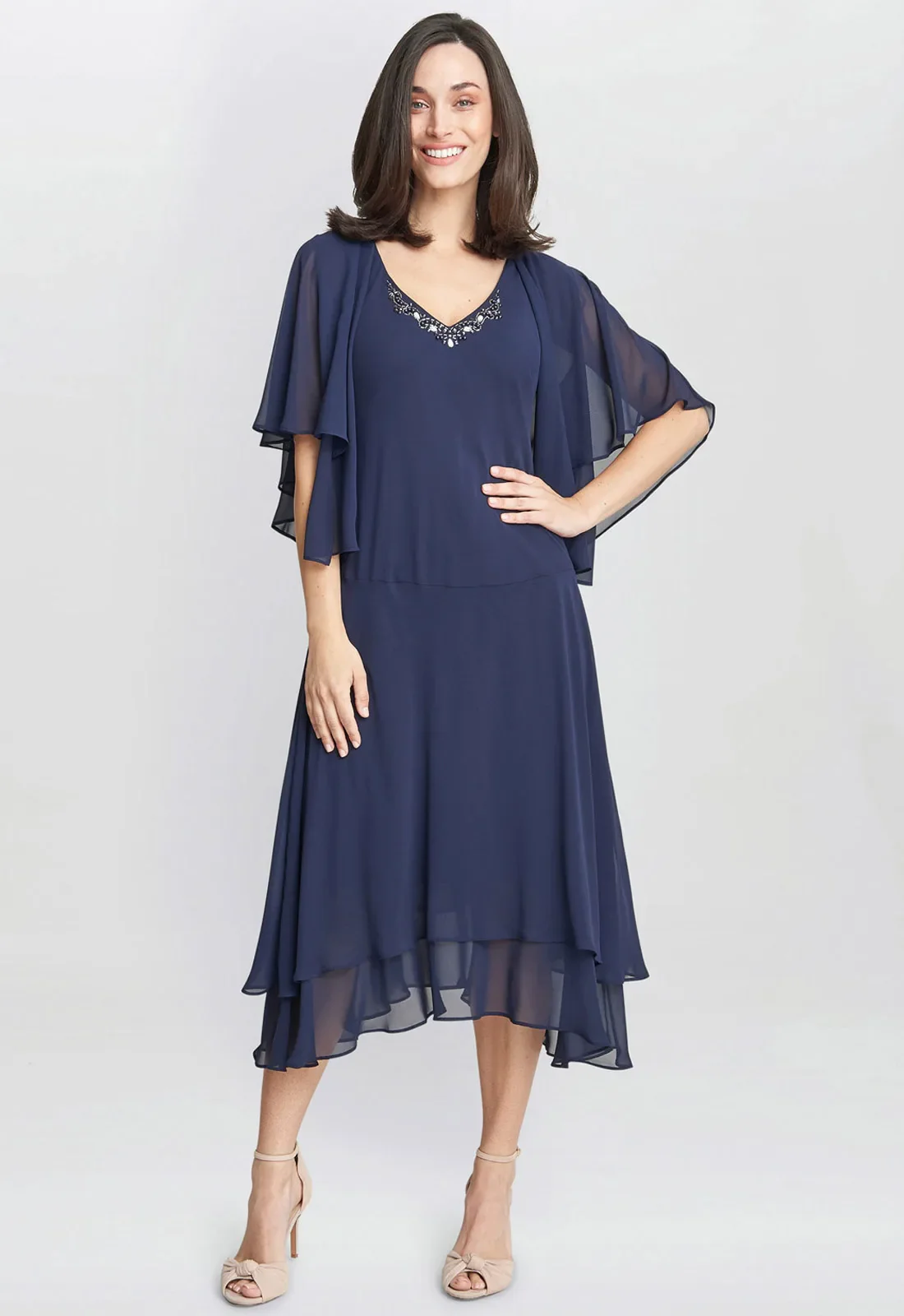 Gina Bacconi Cheryl Midi Dress and Jacket - Image 4