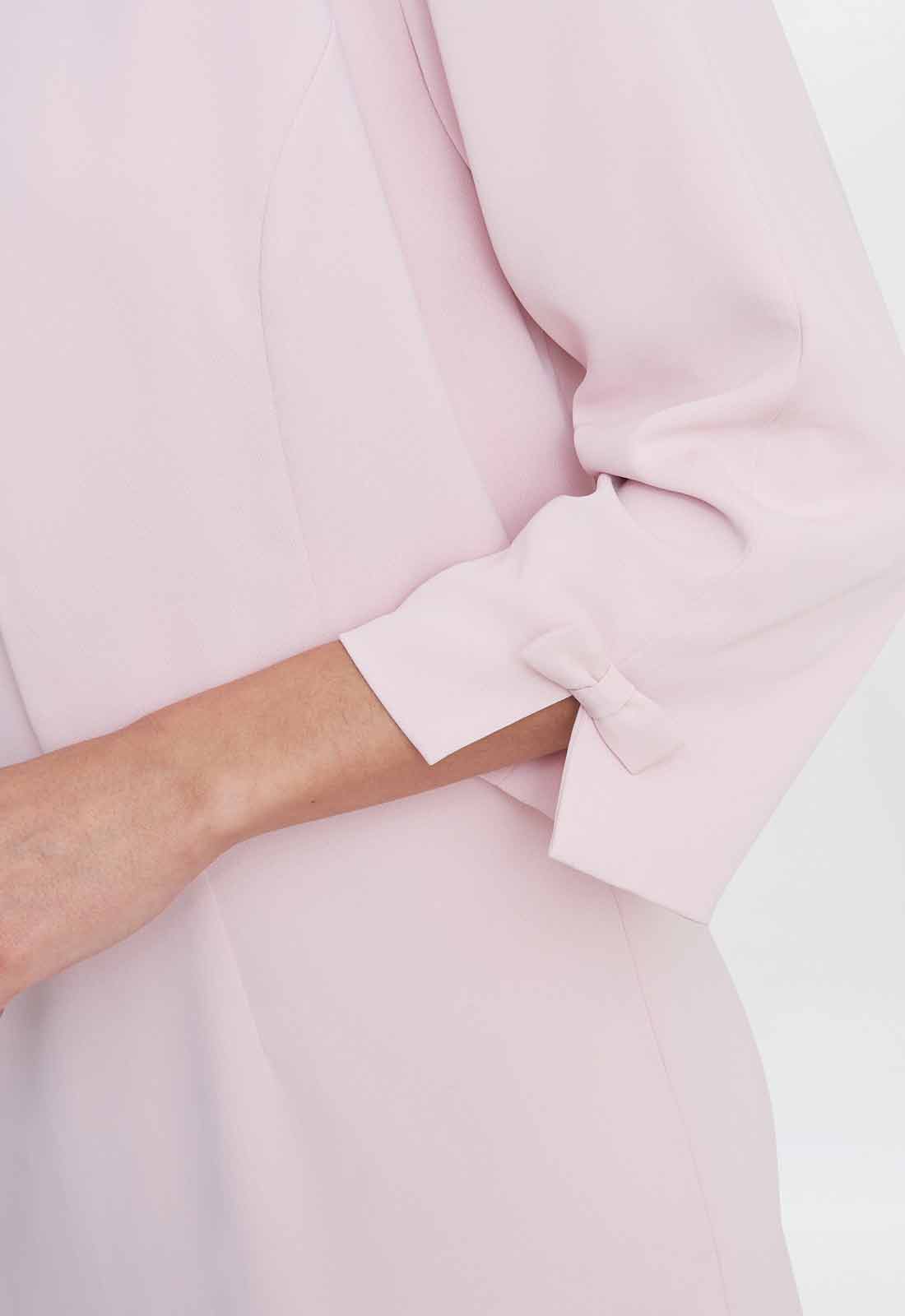Gina Bacconi Pink Corinne Crepe Dress And Jacket - Image 5