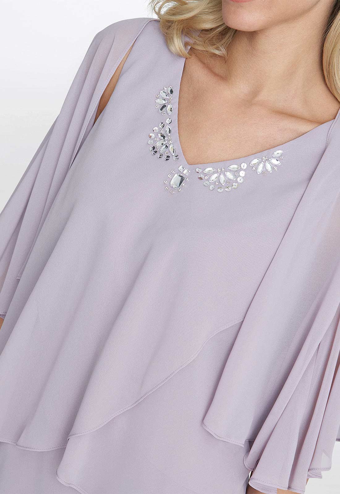 Gina Bacconi Dawn Tiered Dress And Jacket - Image 2