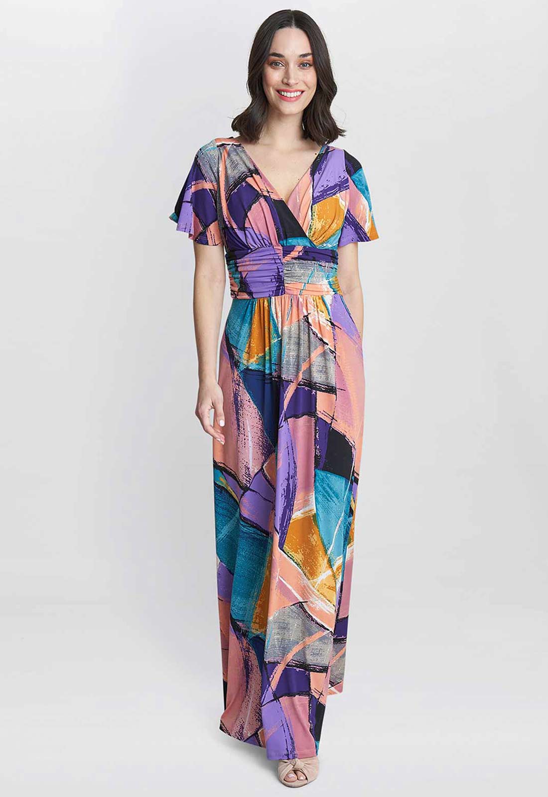 Gina Bacconi Elodie Jersey Maxi Dress - Image 3