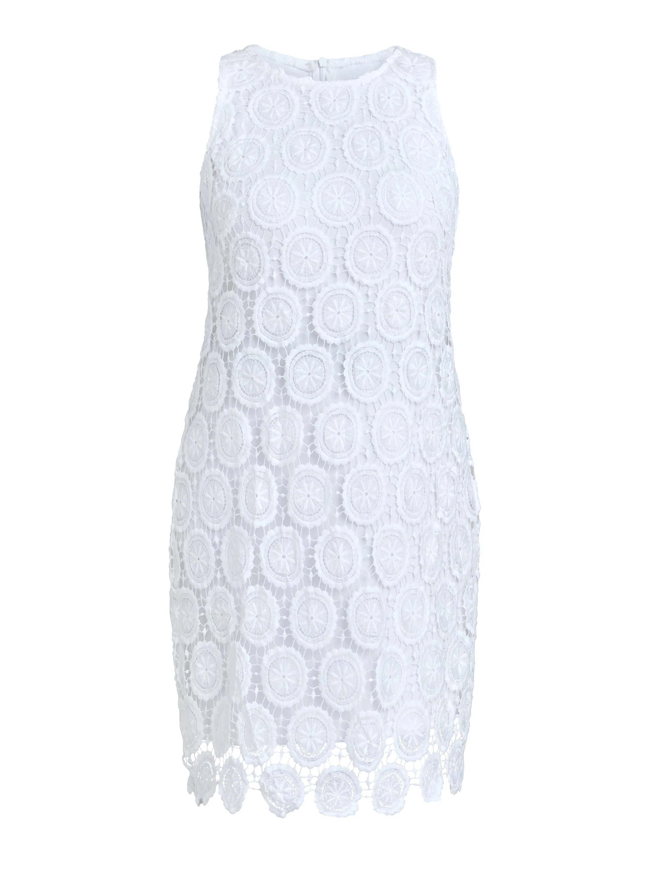 Gina Bacconi Fran Giupure Lace Shift Dress - Image 5