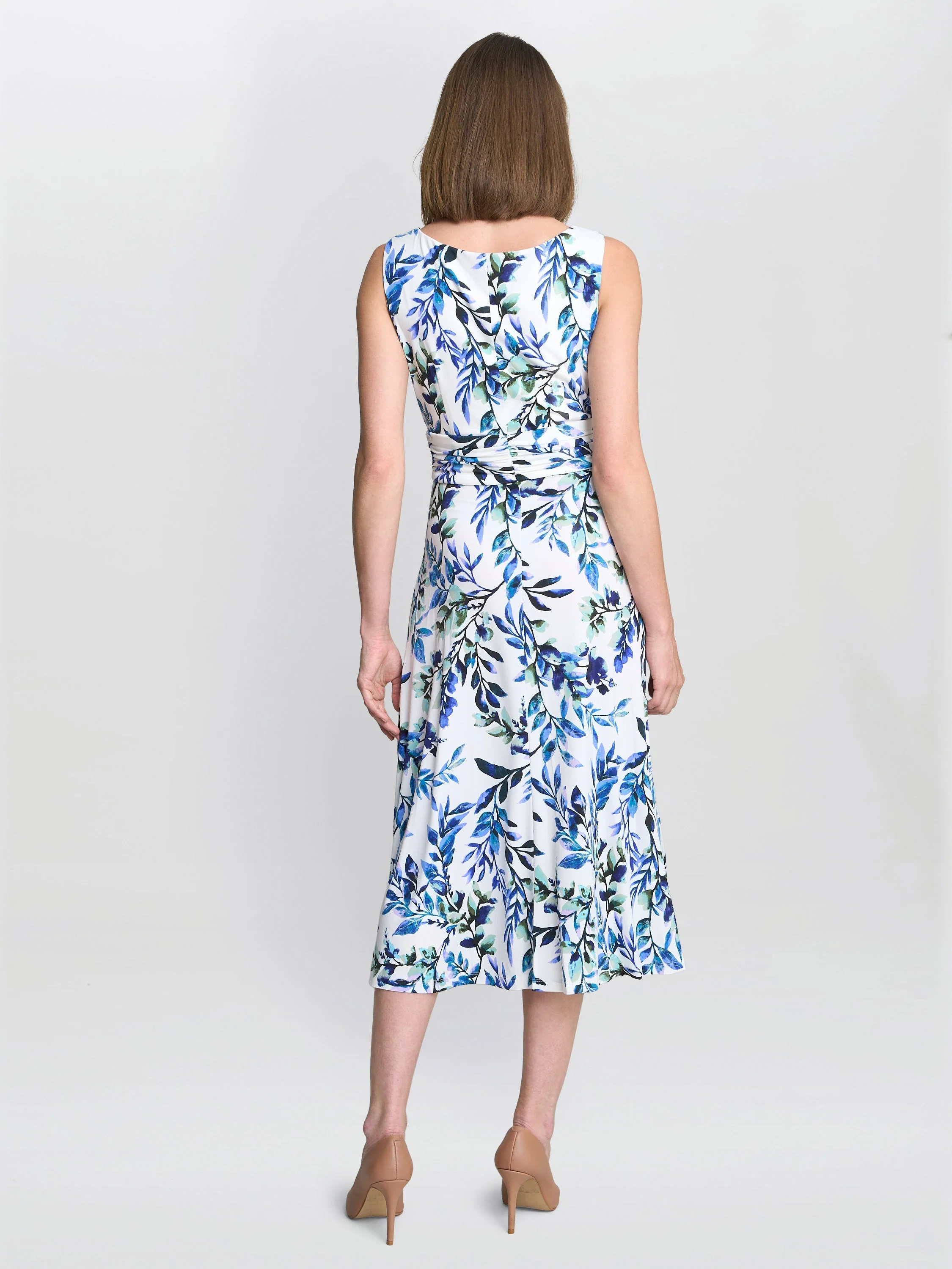 Gina Bacconi George Floral Print Midi Dress - Image 2