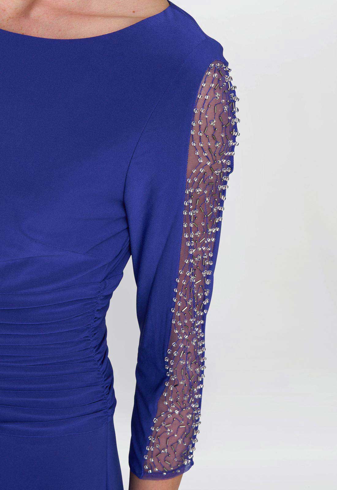 Gina Bacconi Iris Hollie Embellished Sleeve Maxi Dress - Image 2
