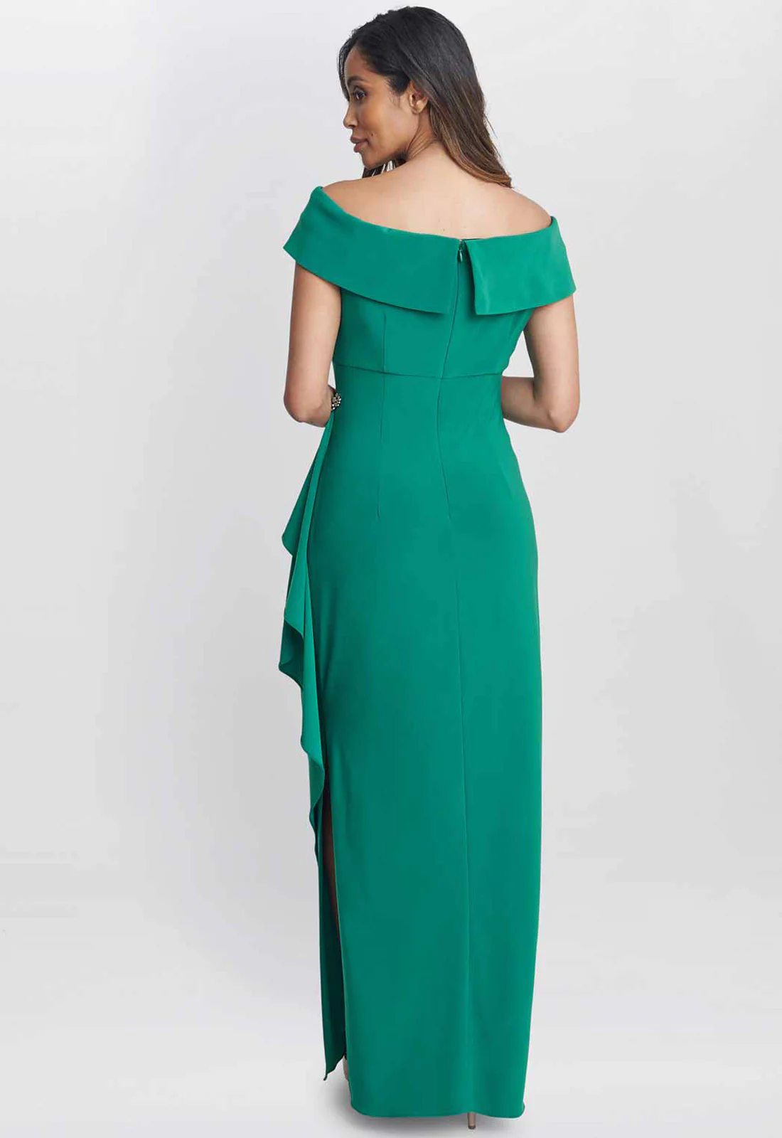 Gina Bacconi Jade Jodie Off Shoulder Jersey Dress - Image 3
