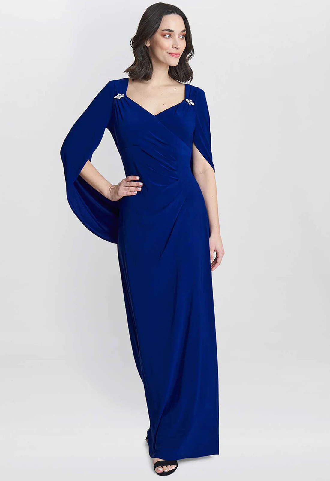 Gina Bacconi Blue Jenna  Maxi Dress - Image 5