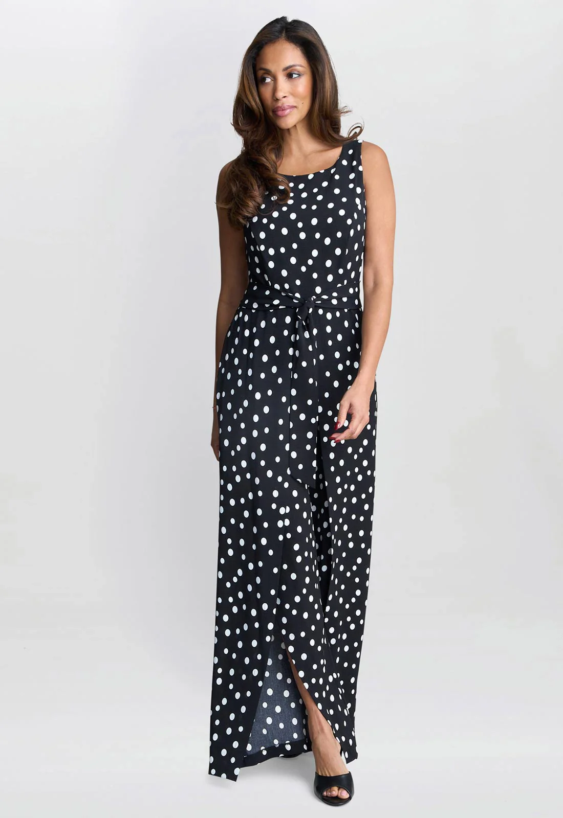 Gina Bacconi Black Jolie Spot Jumpsuit - Image 3