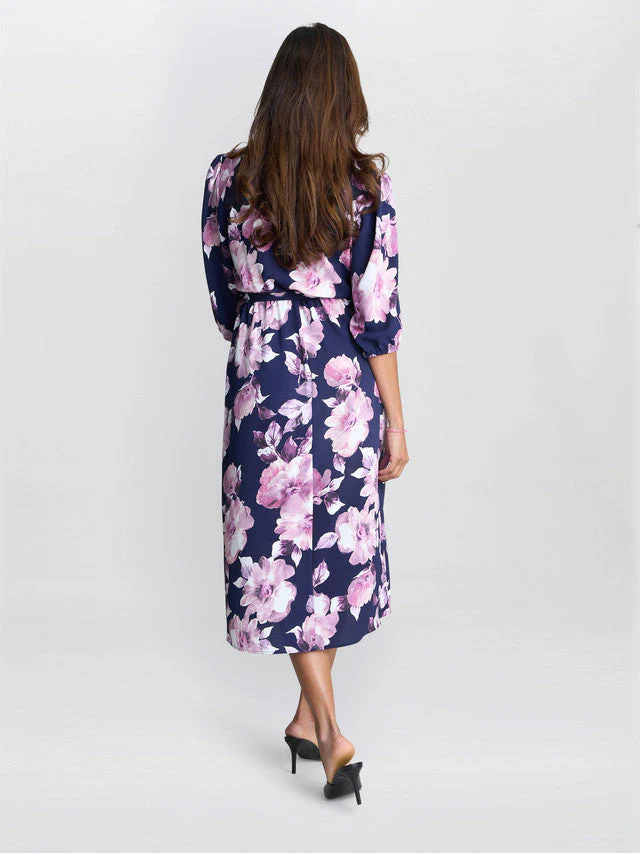 Gina Bacconi Keeley Floral Print Dress - Image 2