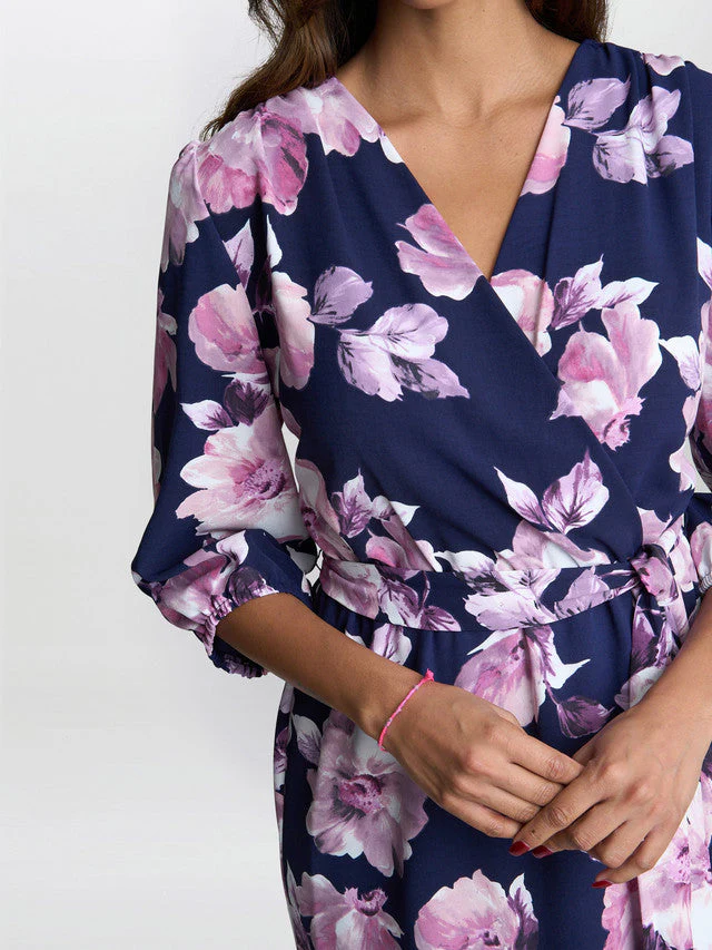Gina Bacconi Keeley Floral Print Dress - Image 4