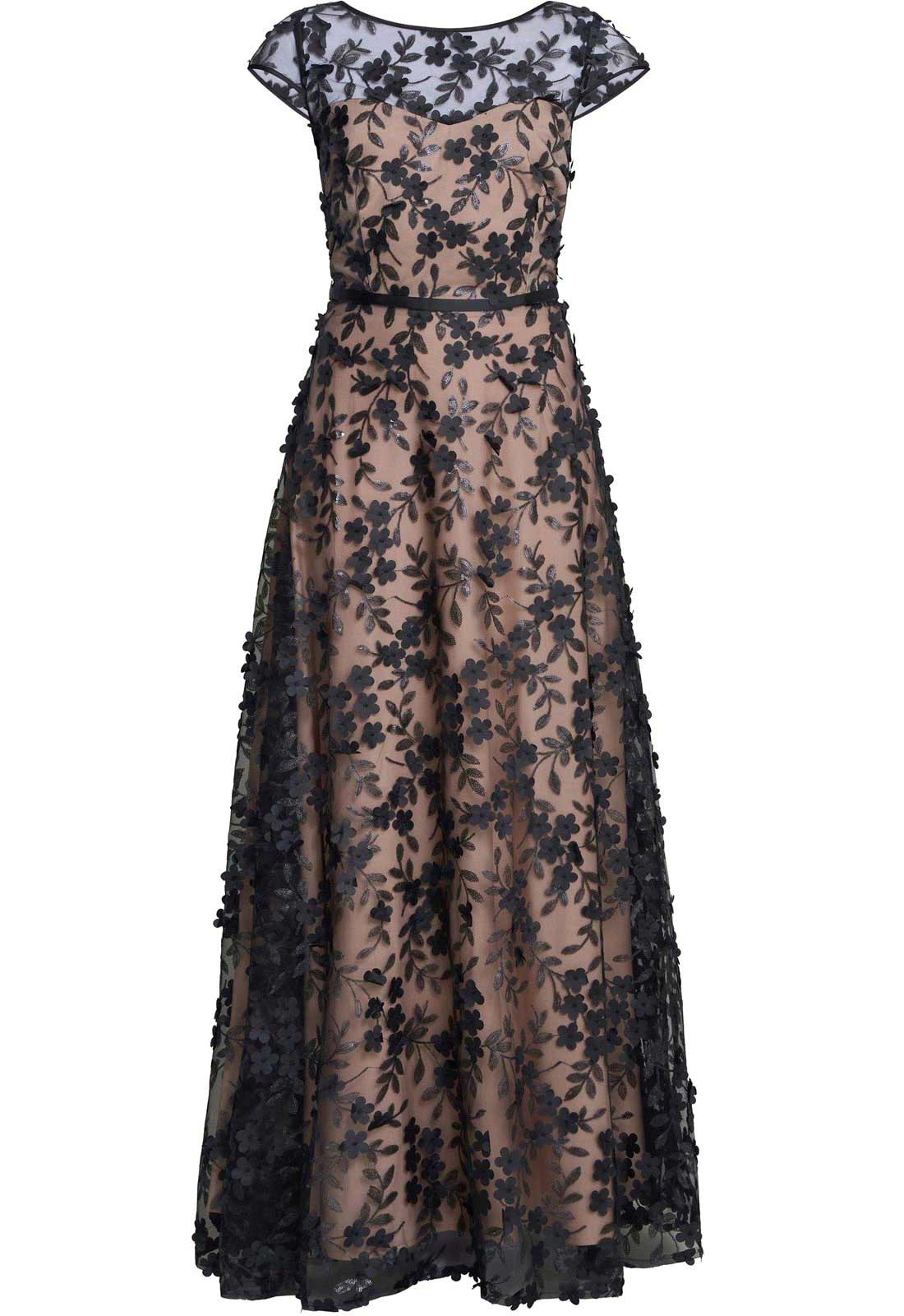 Gina Bacconi Keira 3D Flower Maxi Dress - Image 4
