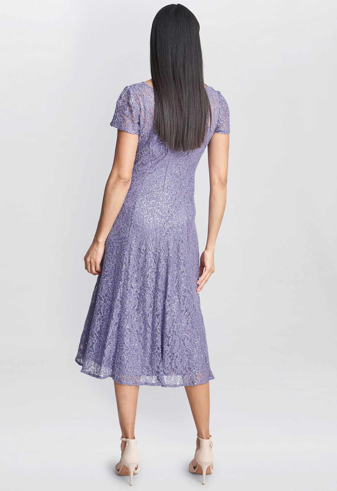 Gina Bacconi Lilac Genny Cocktail Dress - Image 5