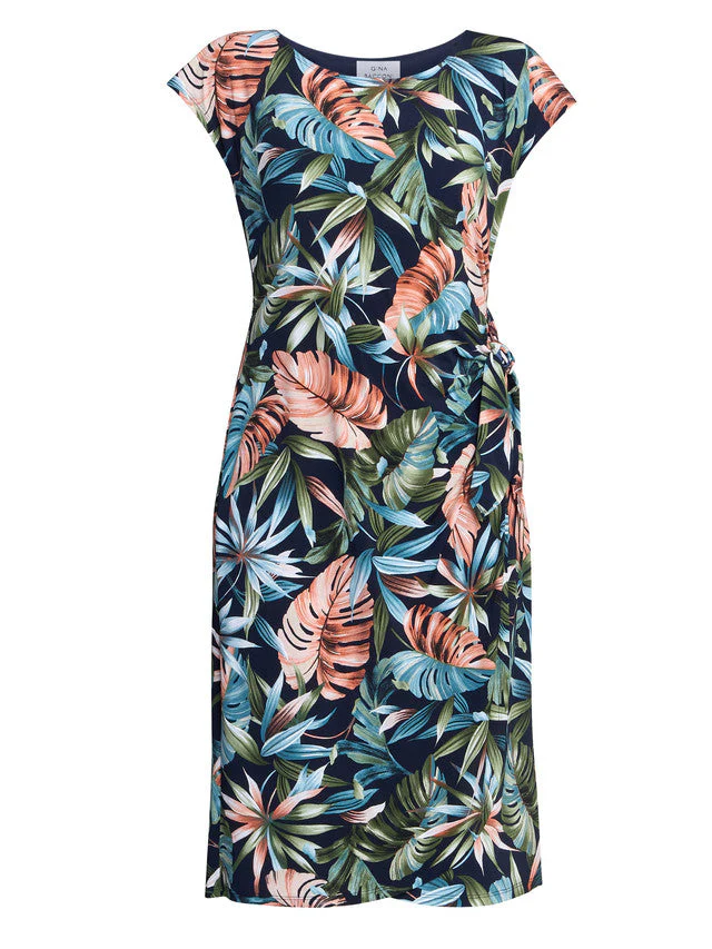 Gina Bacconi Marley Floral Print Dress - Image 5