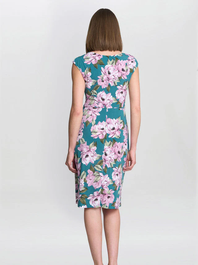 Gina Bacconi Martha Floral Print Dress - Image 2