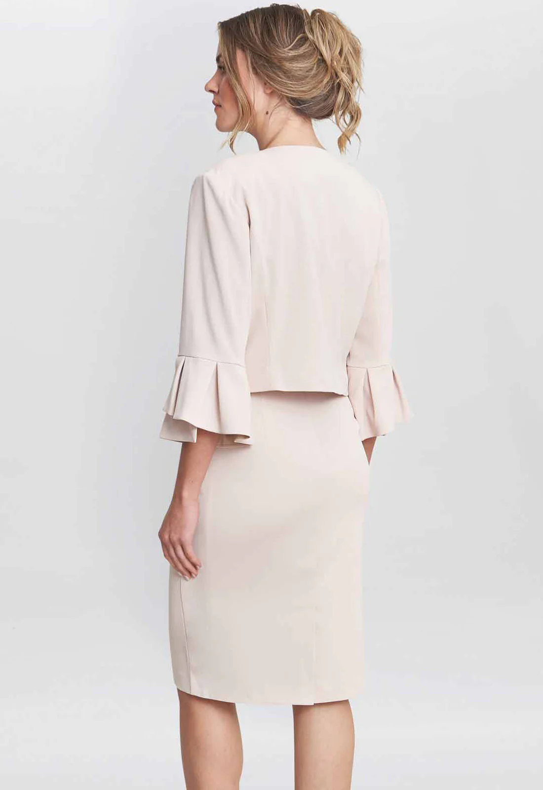 Gina Bacconi Rose Melissa Crepe Dress And Jacket - Image 4