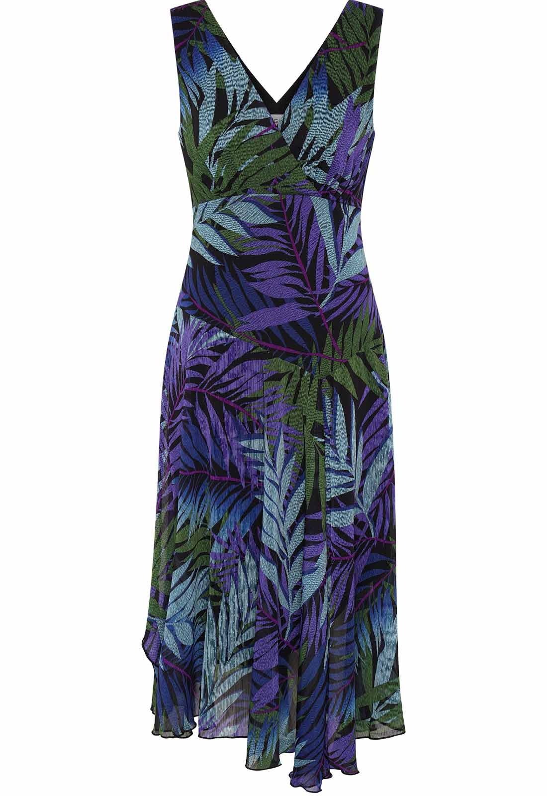 Gina Bacconi MULTI Corie Printed Midi Dress - Image 3