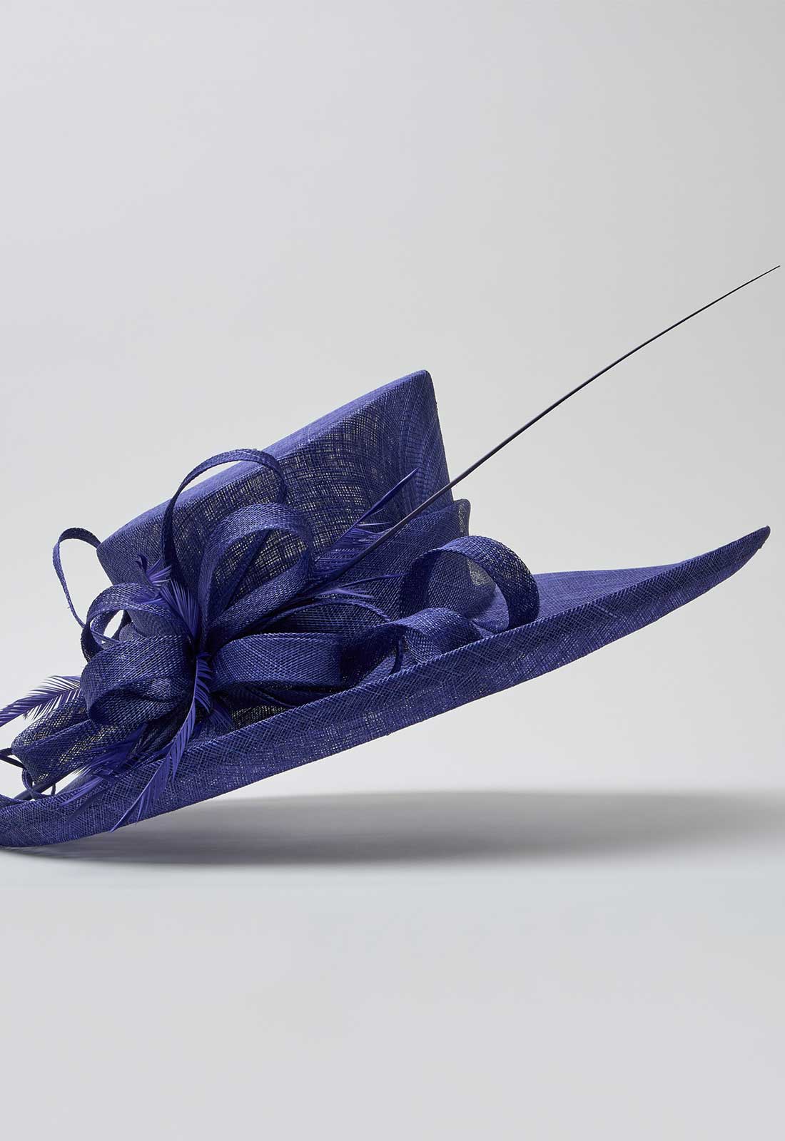 Gina Bacconi Navy Wide Brimmed Hat - Image 3