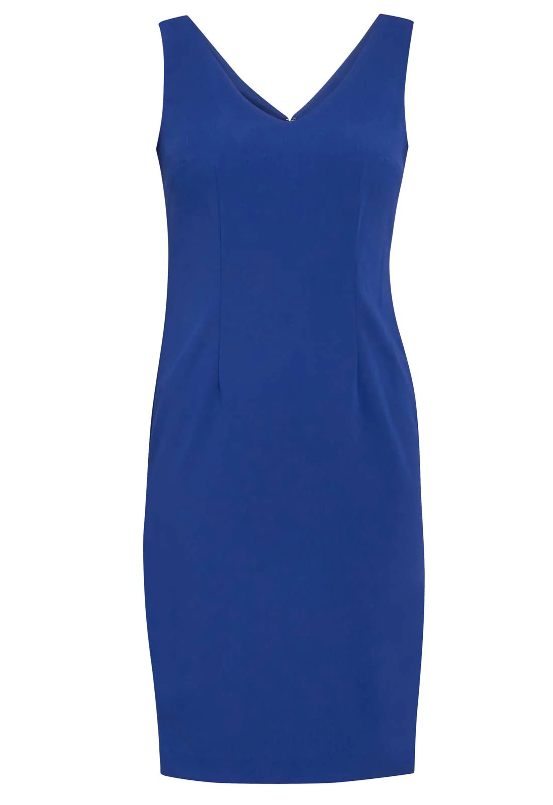 Gina Bacconi Navy Merna Crepe Shift Dress - Image 7