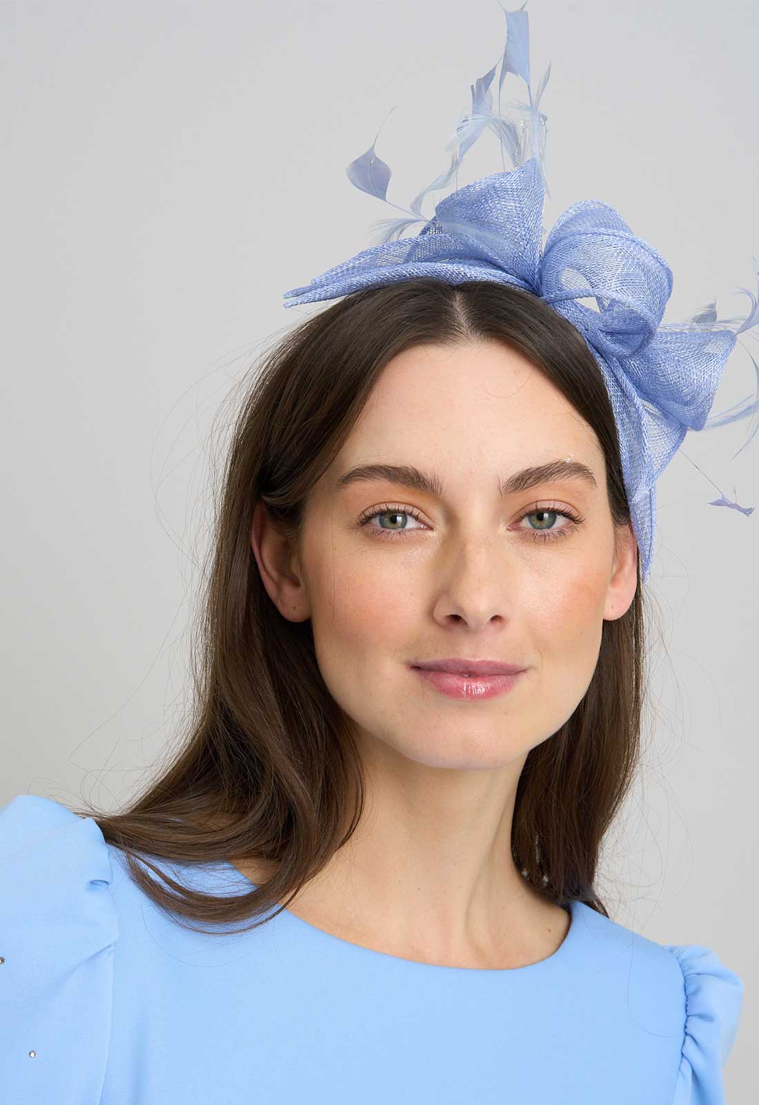 Gina Bacconi Powder Blue Crystal Headband - Image 4