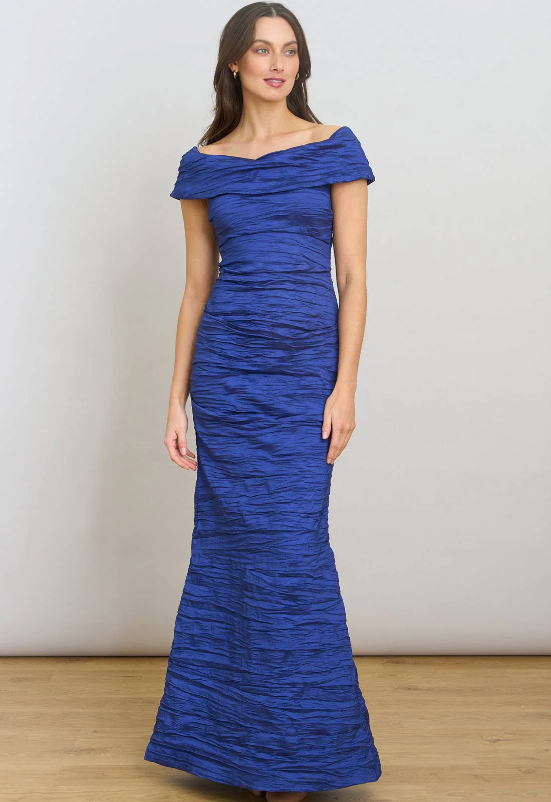 Gina Bacconi Royal Sidney Off-Shoulder Maxi Dress - Image 2