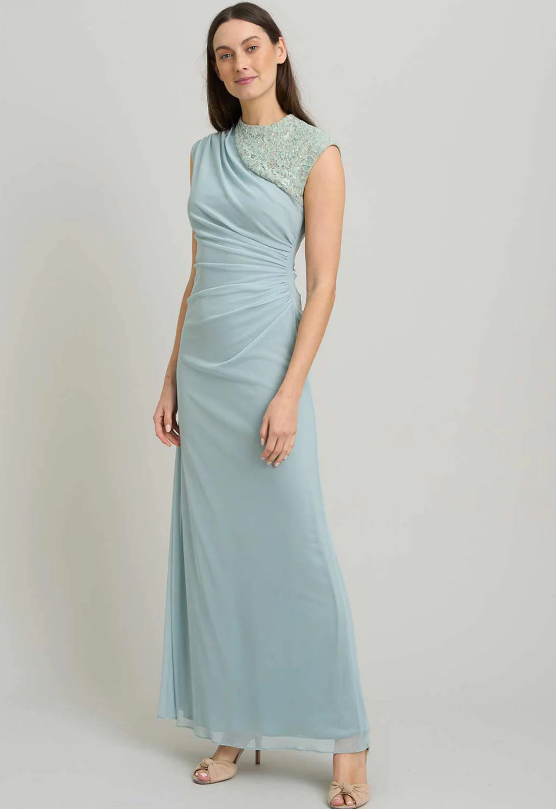 Gina Bacconi SAGE Carter Lace Detail Maxi Dress - Image 3