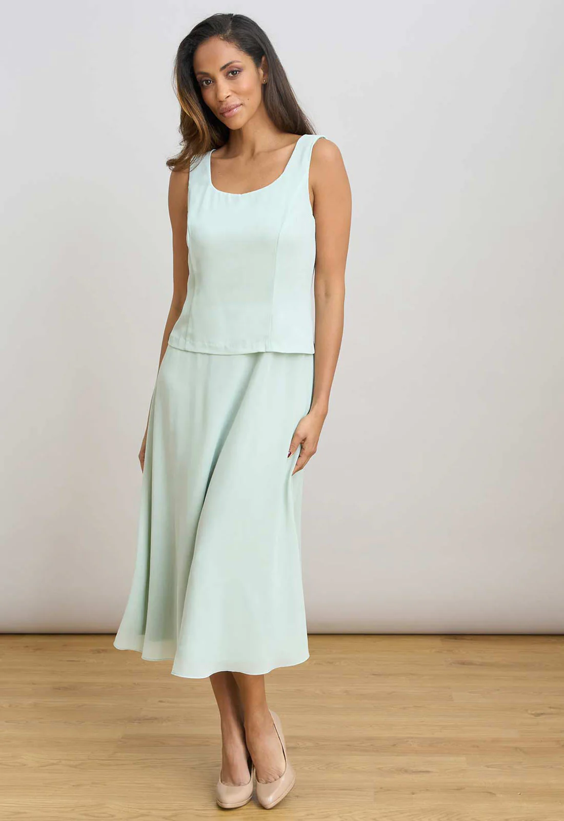 Gina Bacconi SAGE Page Fancy Jacket & Chiffon Dress - Image 8